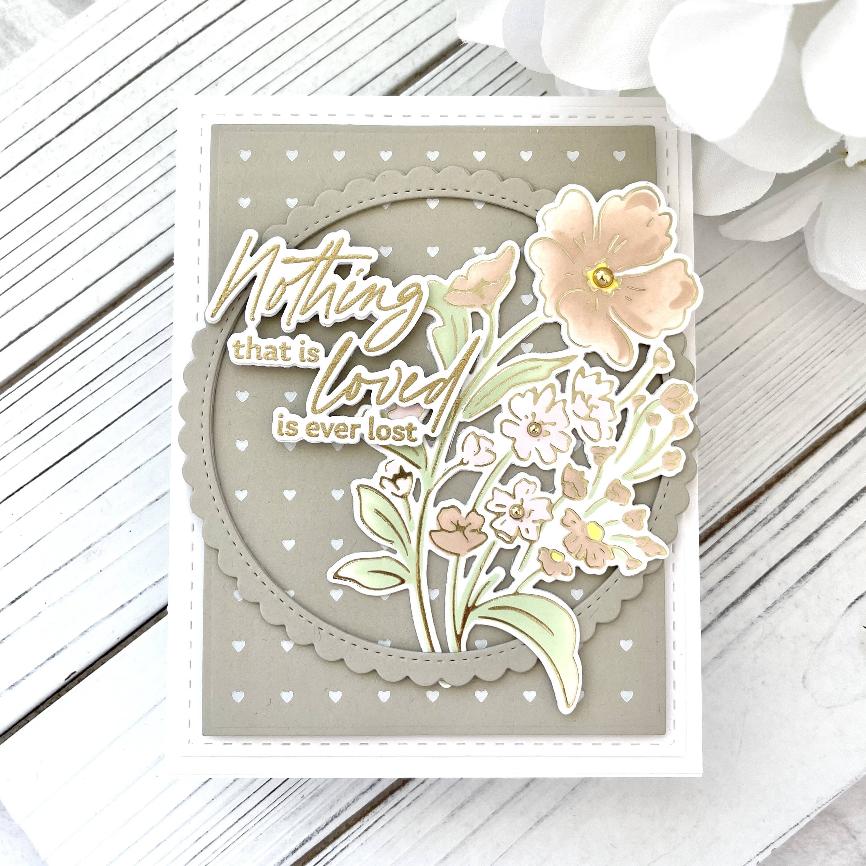 Pinkfresh Studio With Sympathy Hot Foil Plate