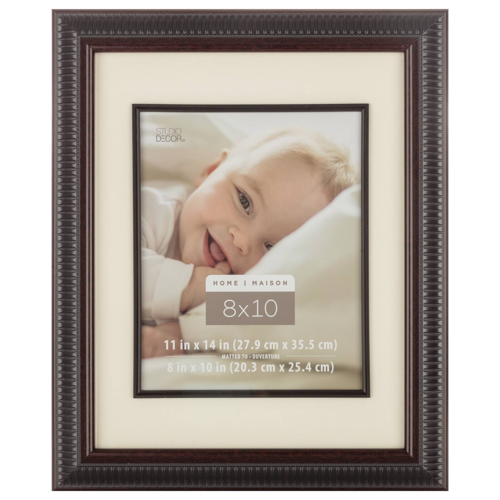 Home Walnut Ribbed Frame With Mat by Studio Décor®