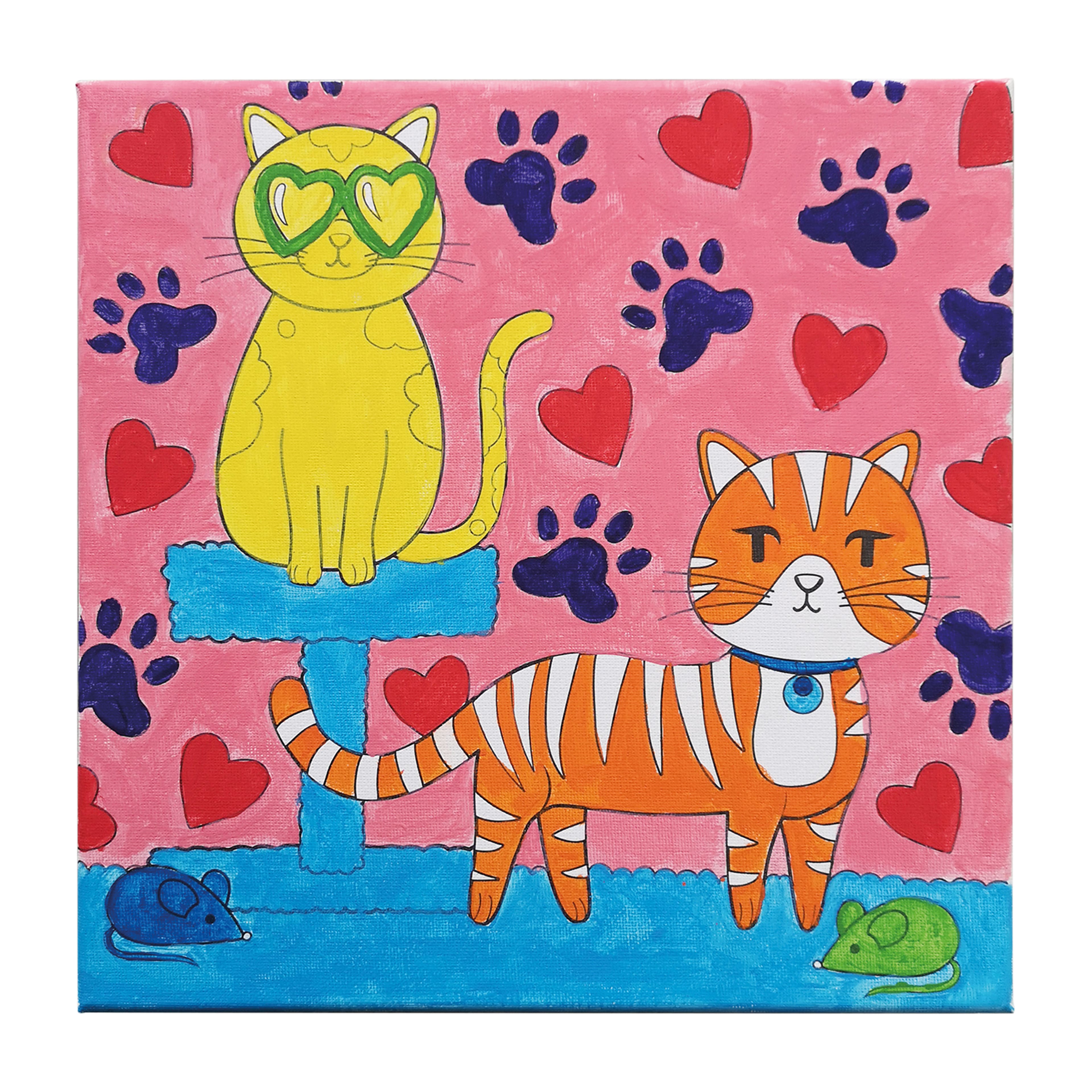Cats Canvas Painting Kit by Creatology&#x2122;