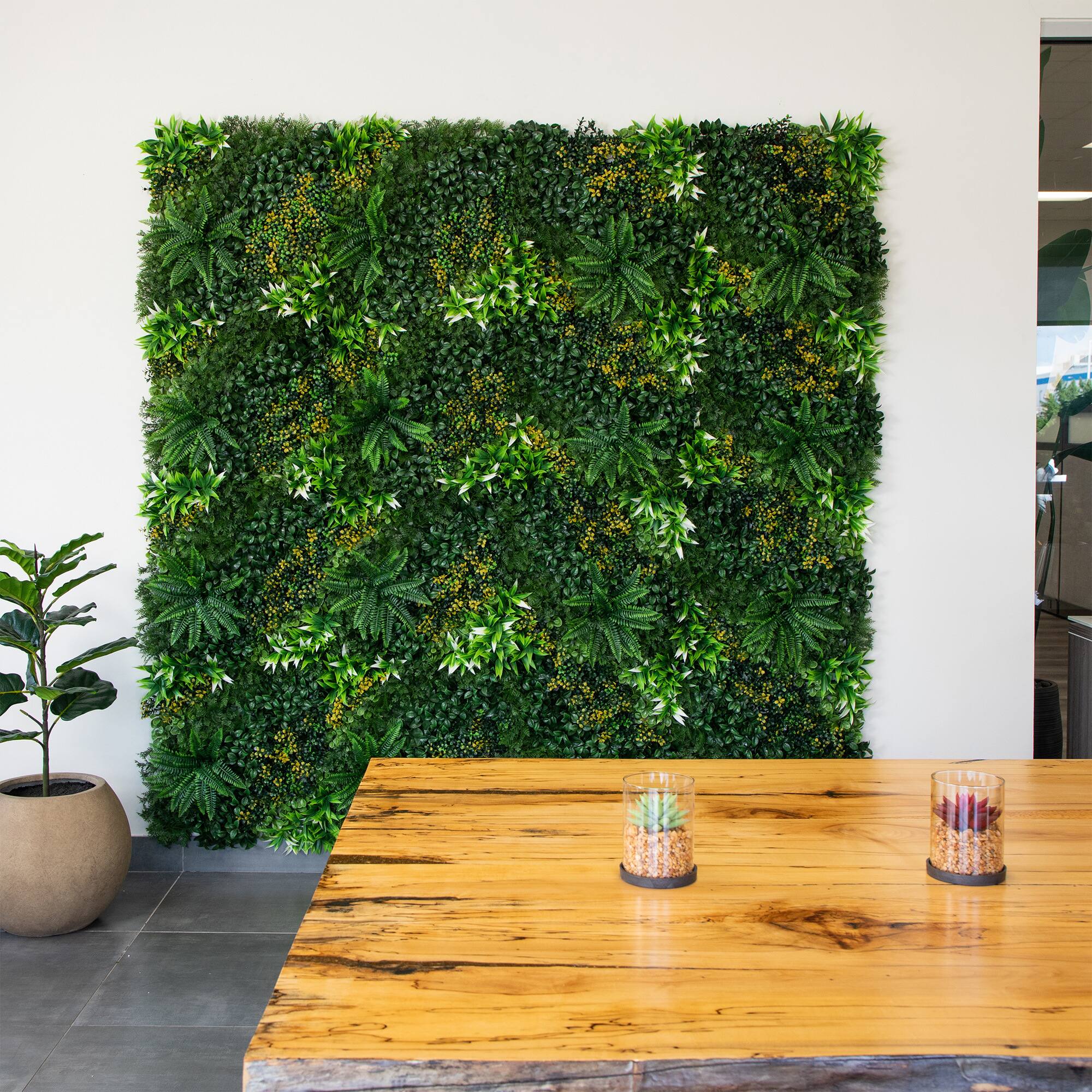 40&#x22; Hawaiian Islands Artificial Living Wall Panel