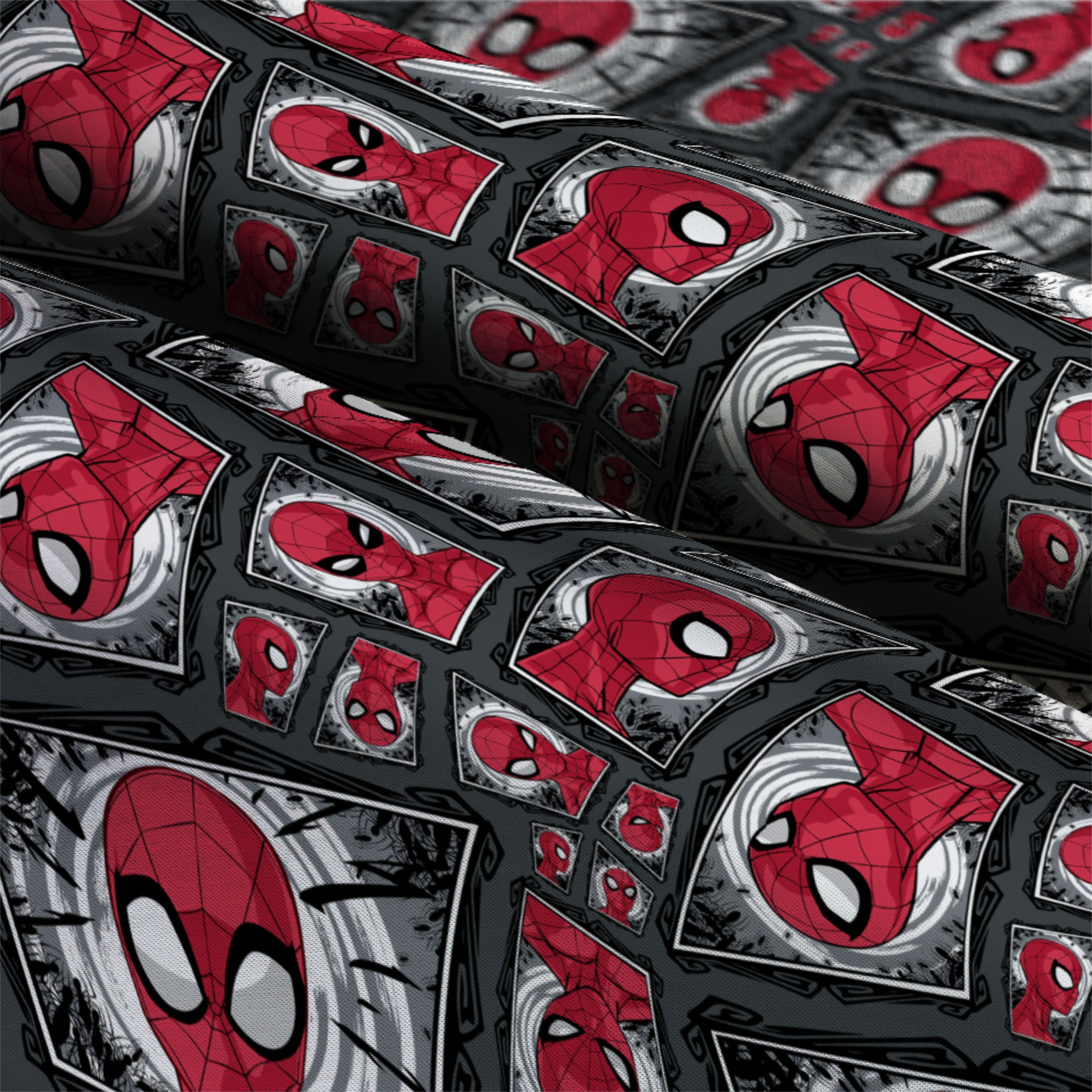 Marvel&#xAE; Spider-Man Comic Swirl Cotton Fabric