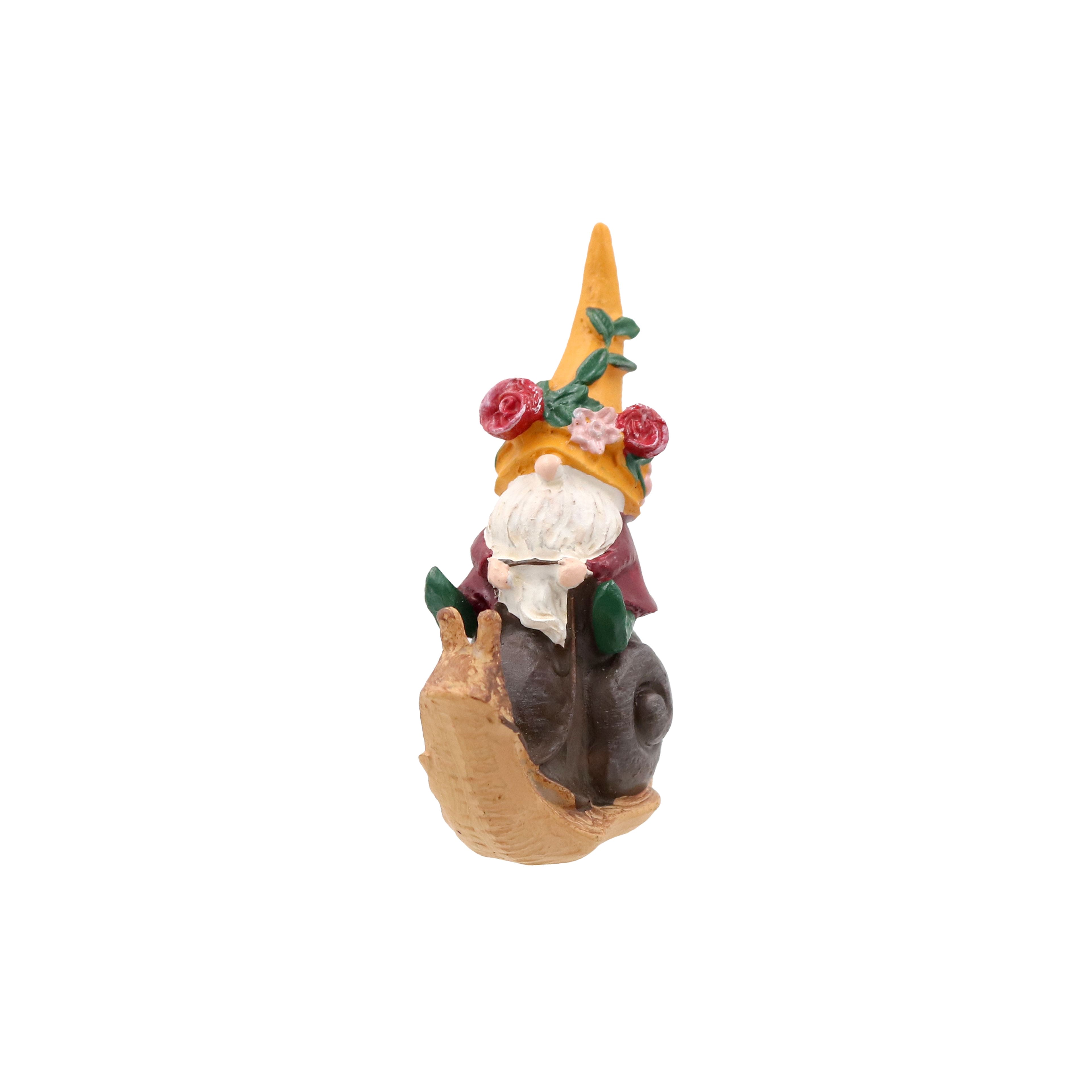 Miniature Gnome on Snail by Make Market&#xAE;