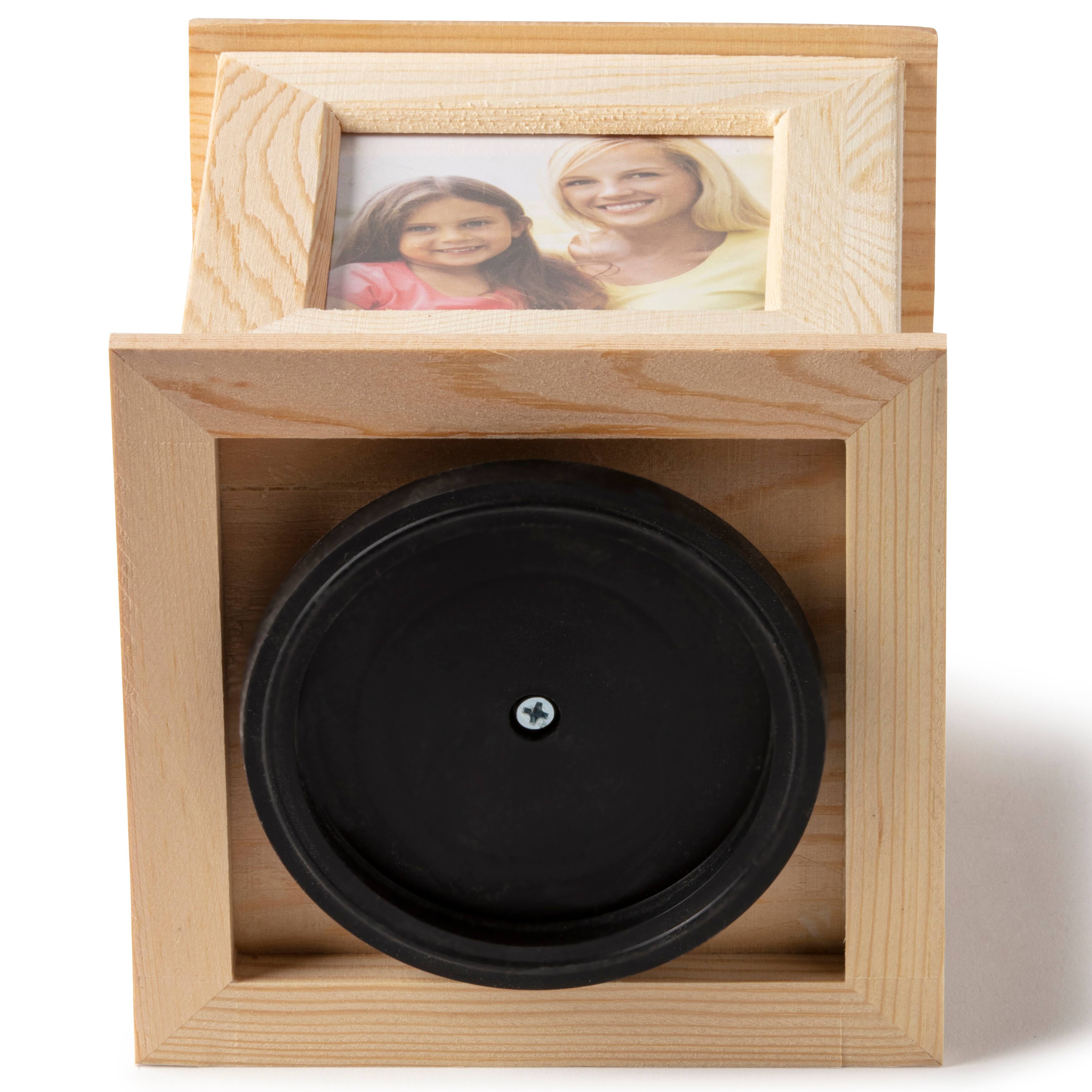 8 Pack: 5" Wood 4-Sided Photo Caddy by Make Market®