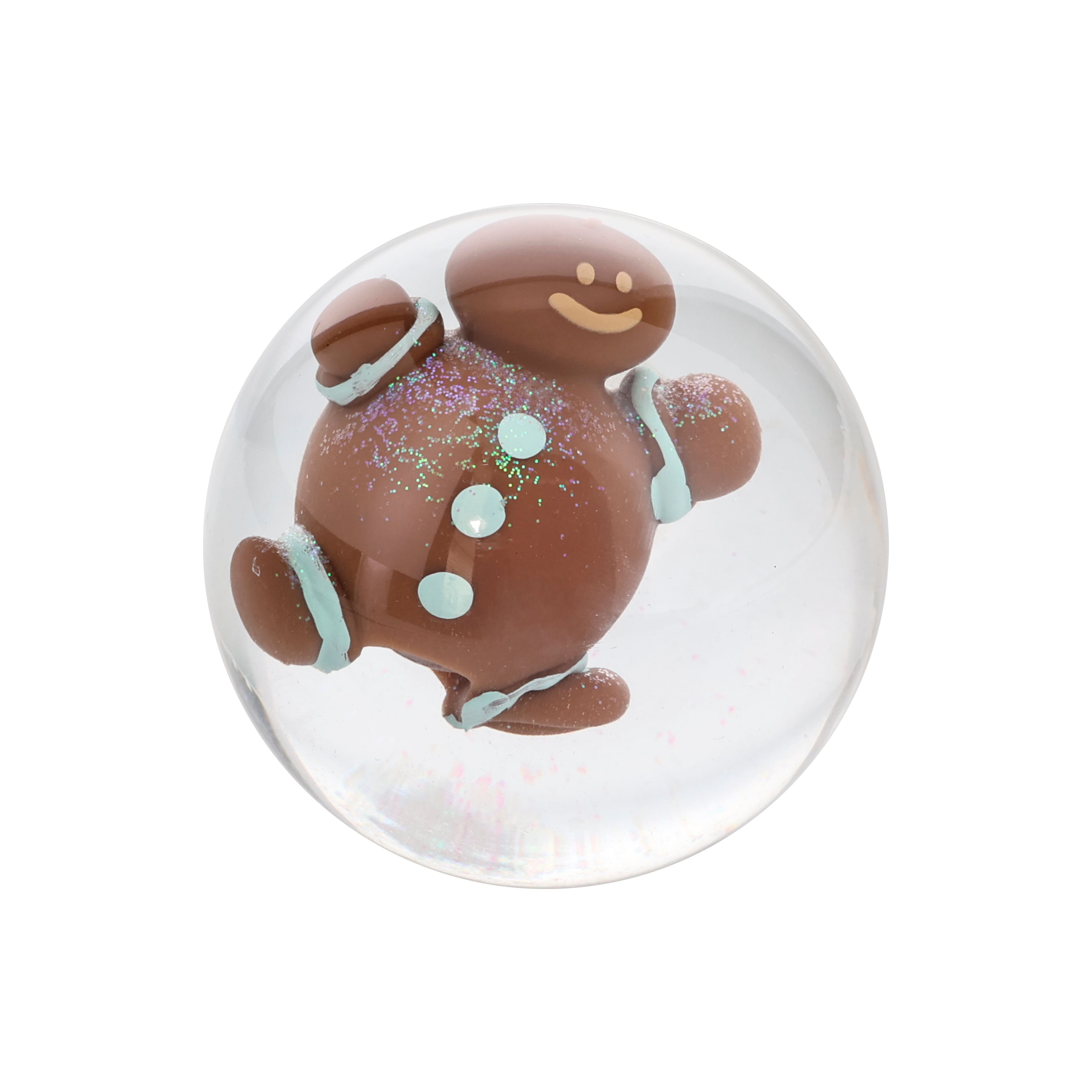 Gingerbread Man Light-Up Glitter Water Ball by Creatology&#x2122;