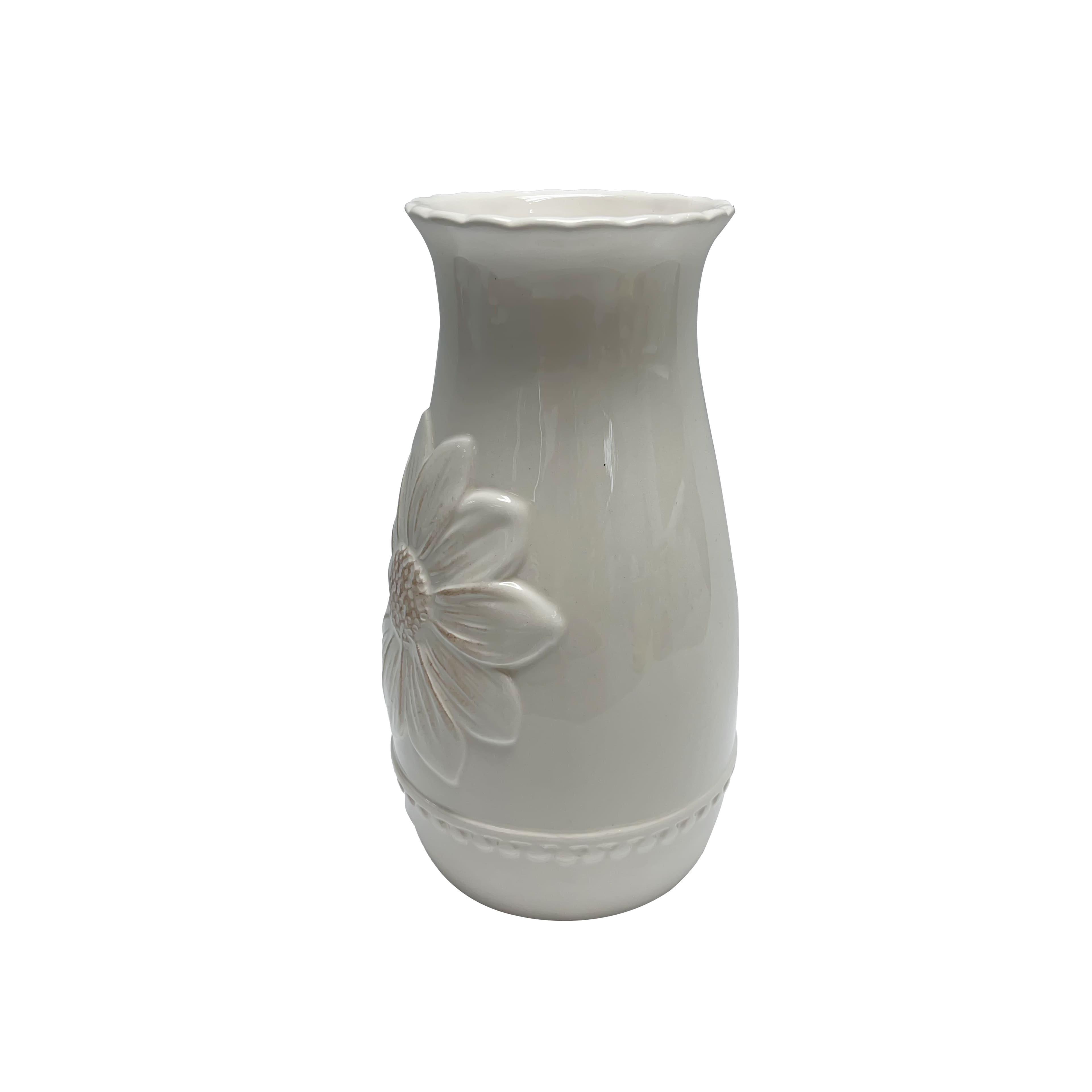 9.3&#x22; Sunflower Ceramic Vase by Ashland&#xAE;