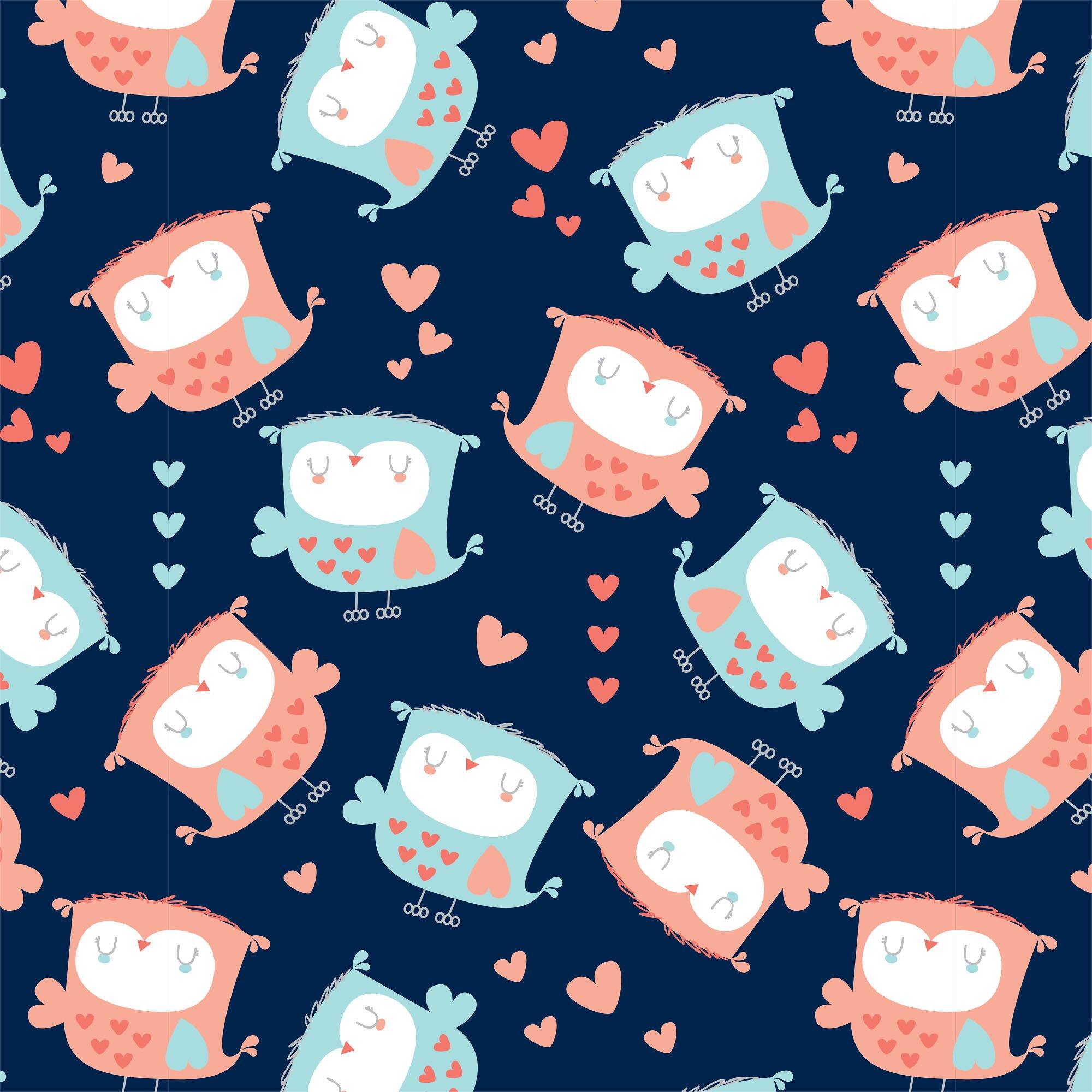 Camelot Fabrics Owl Fleece Precut Set