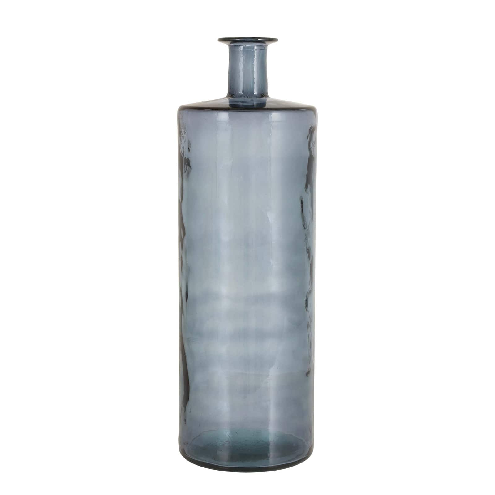 Charcoal Glass Coastal Vase
