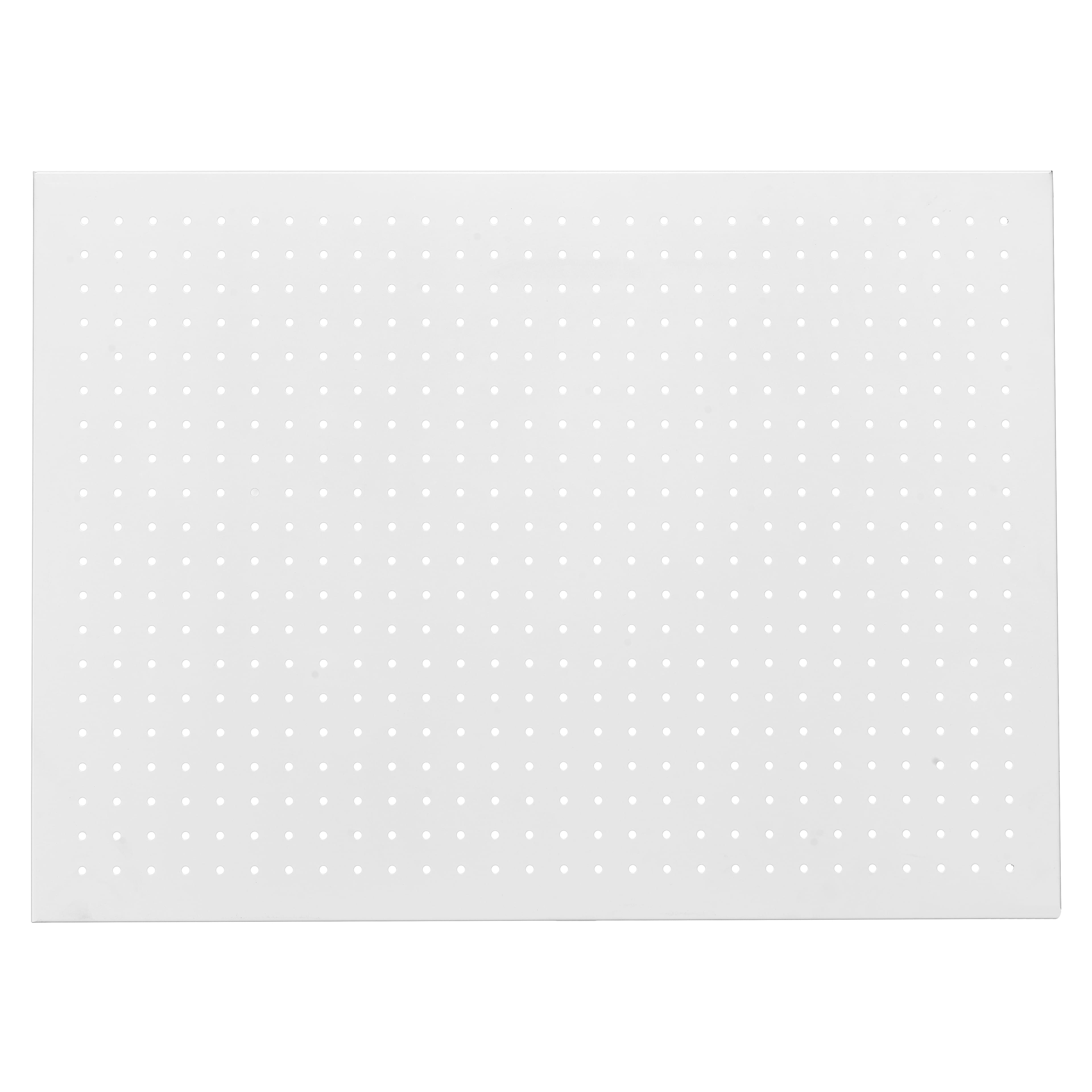 22" x 30" White Metal Pegboard by Simply Tidy®