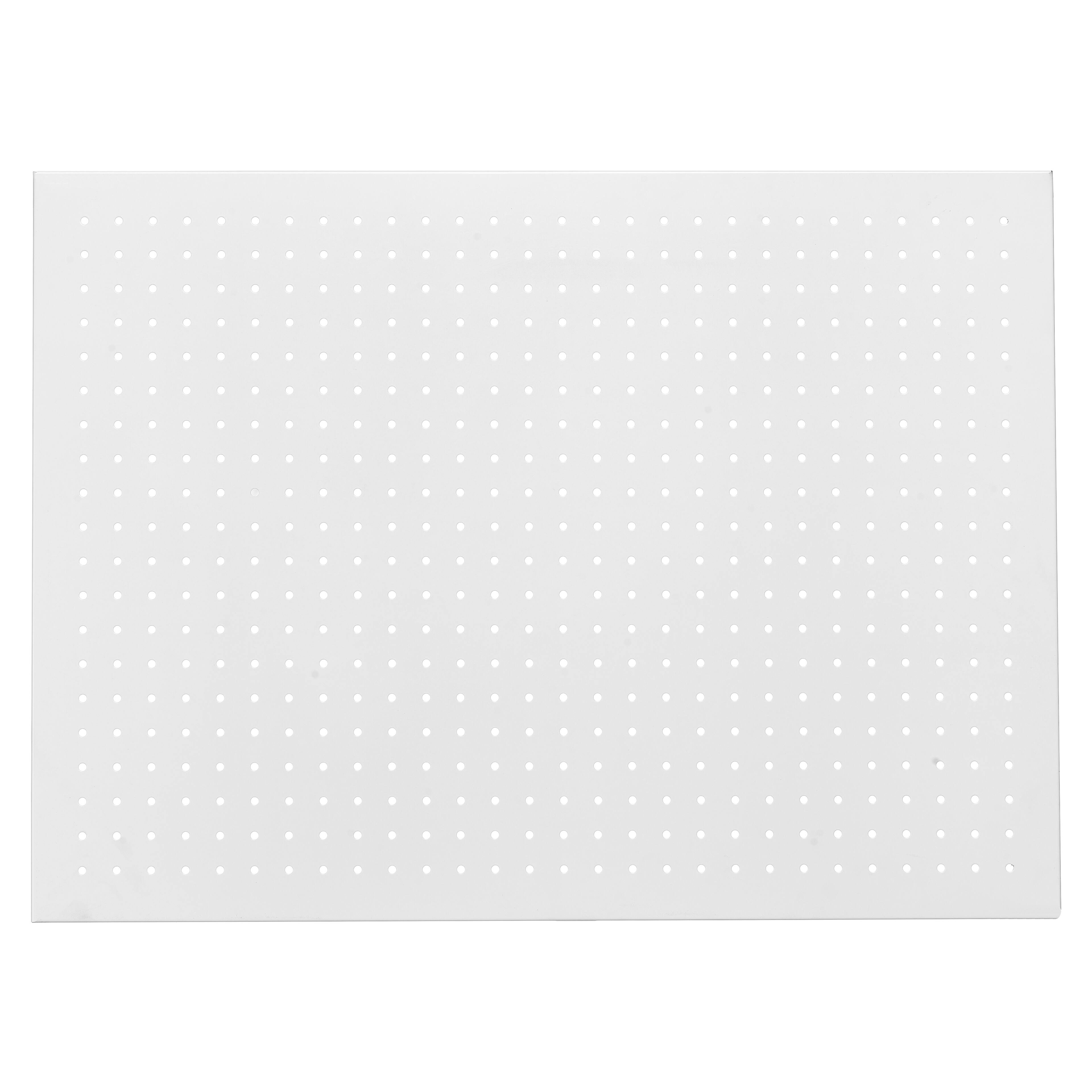 22" x 30" White Metal Pegboard by Simply Tidy®