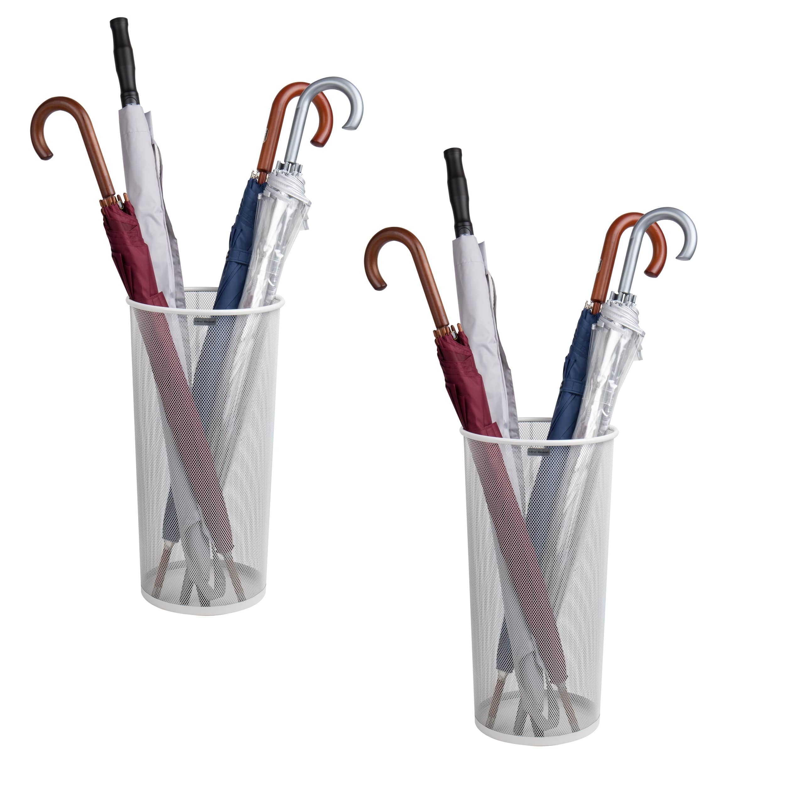 Mind Reader Network Collection Metal Mesh Umbrella Stands, 2ct.