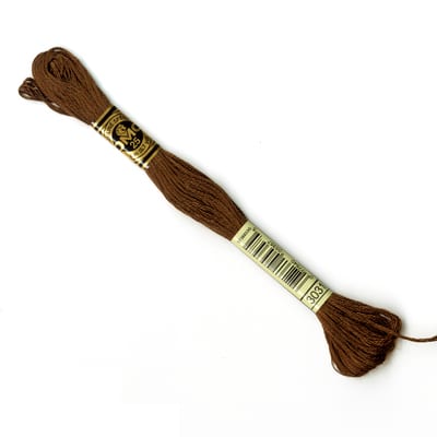 DMC® 6 Strand Embroidery Floss, Brown image