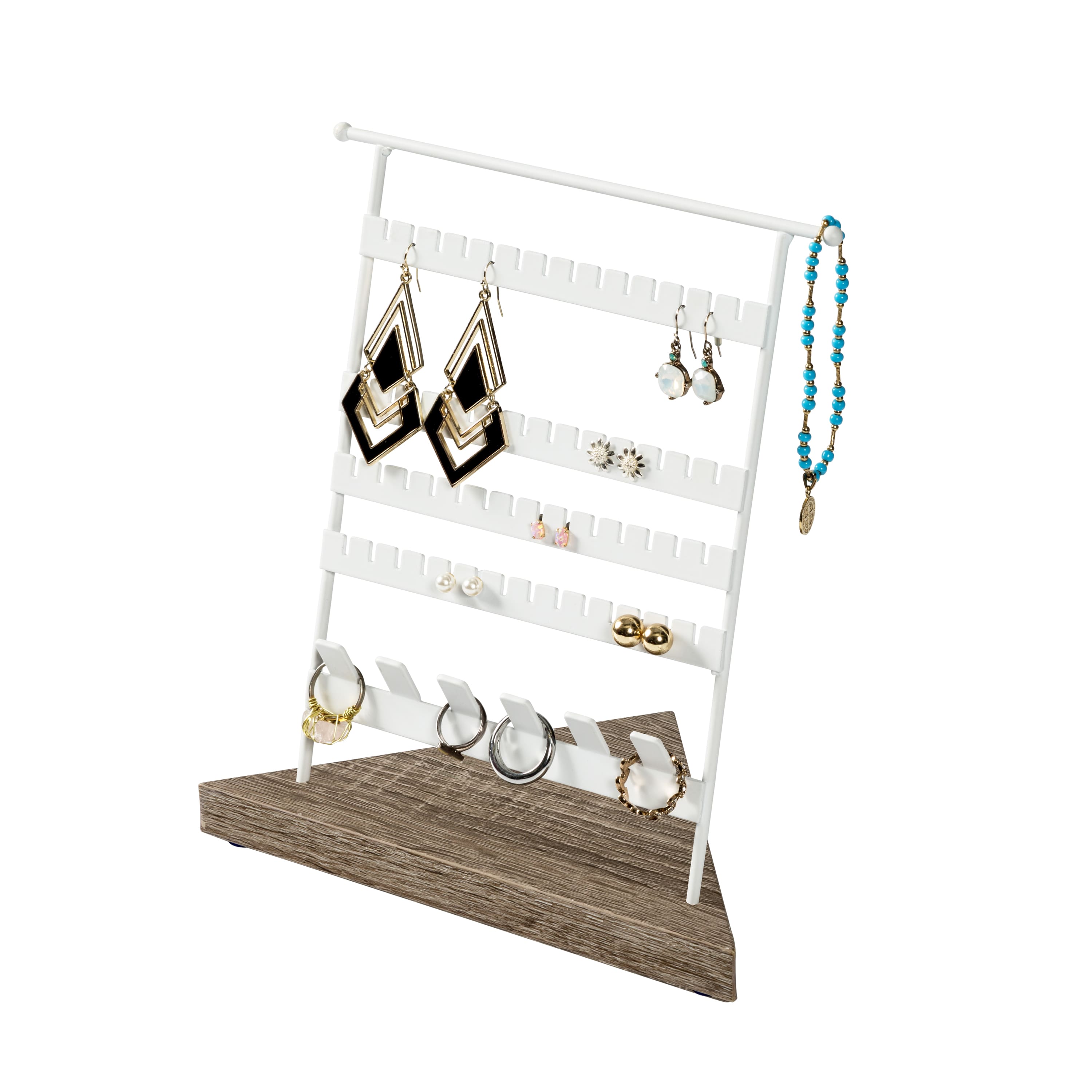 Honey Can Do Earring &#x26; Ring Stand