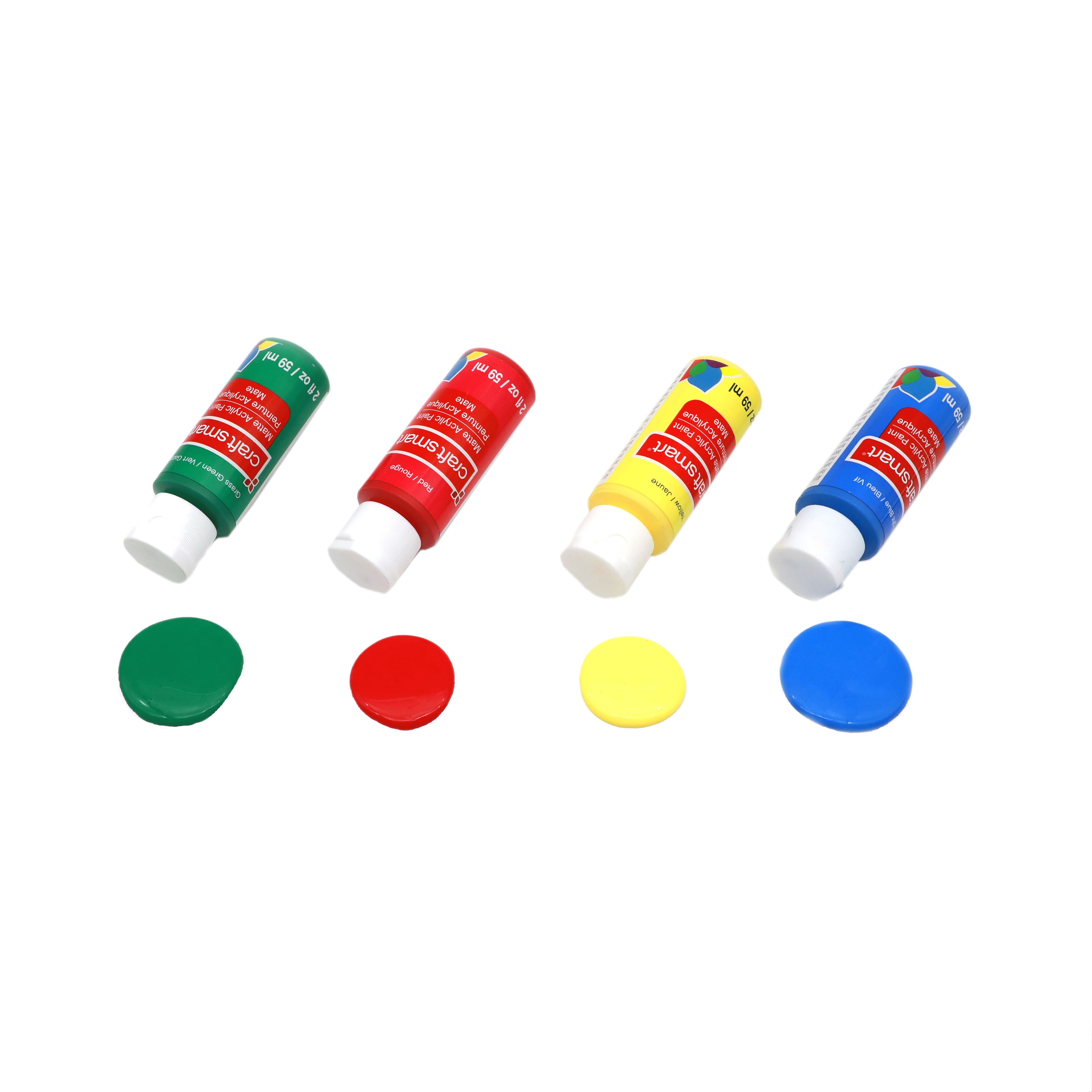 24 Packs: 4 ct. (96 total) Primary Acrylic Paints by Craft Smart®