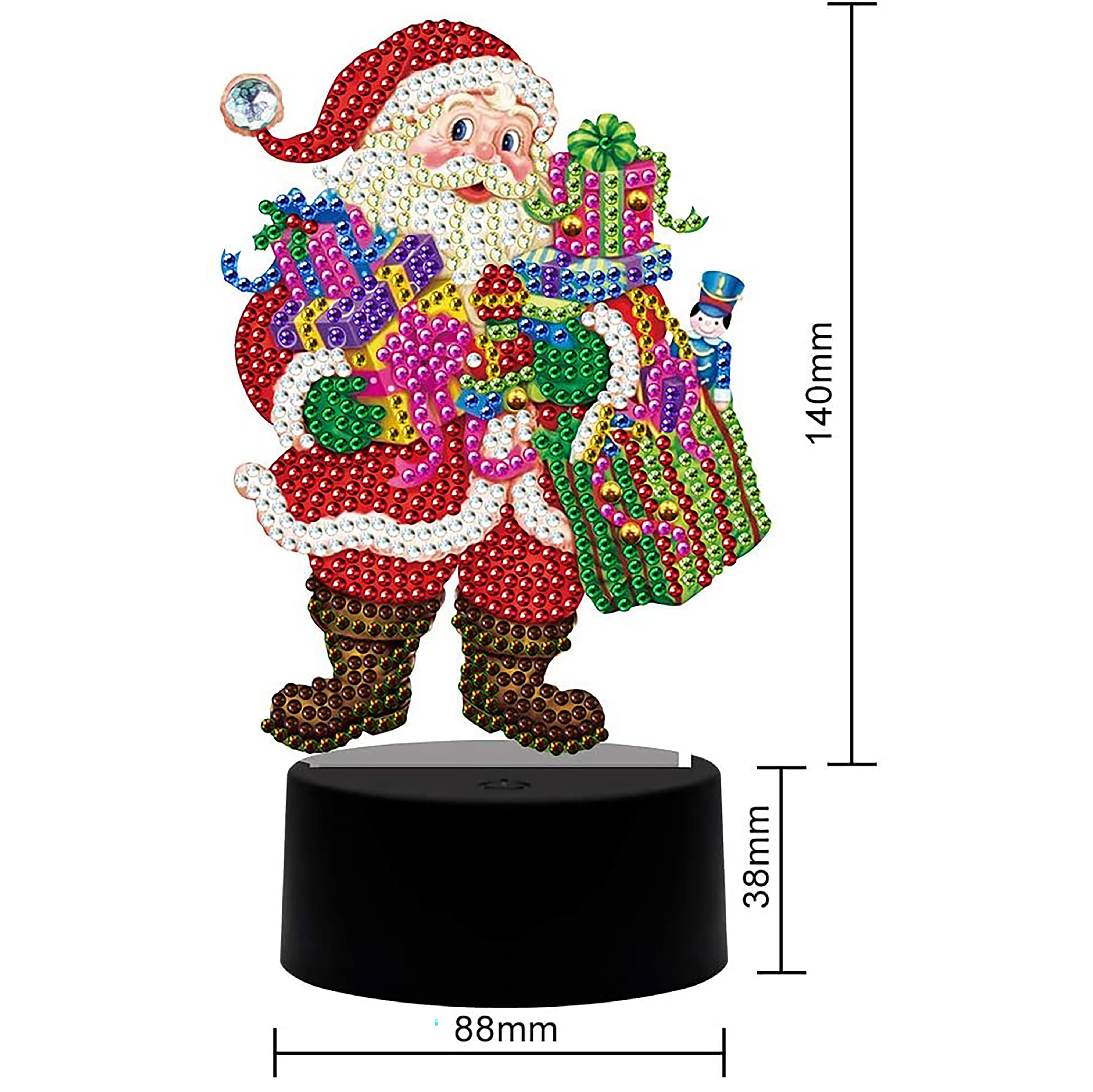 Sparkly Selections Santa Lamp Diamond Art Kit