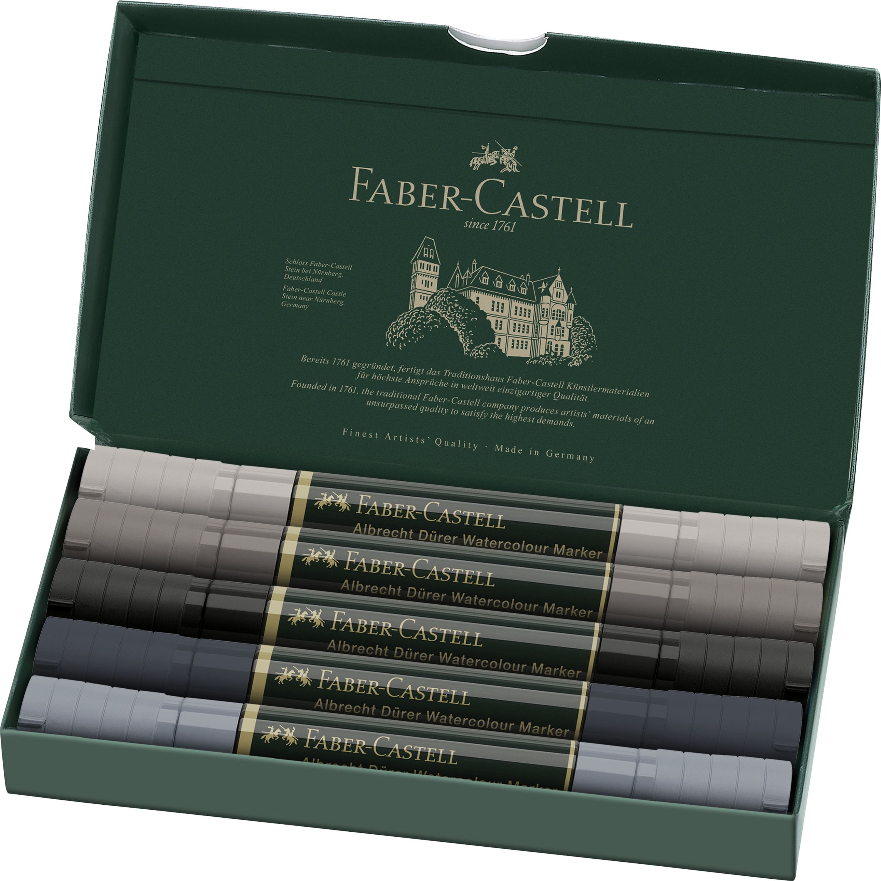 Faber-Castell&#xAE; Arbrecht D&#xFC;rer 5-Piece Watercolor Marker Set