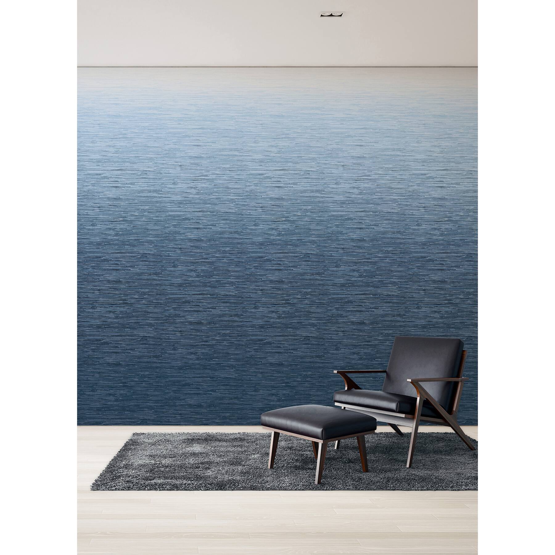 Katie Hunt Blue Ombre Into the Deep Dark Wall Mural