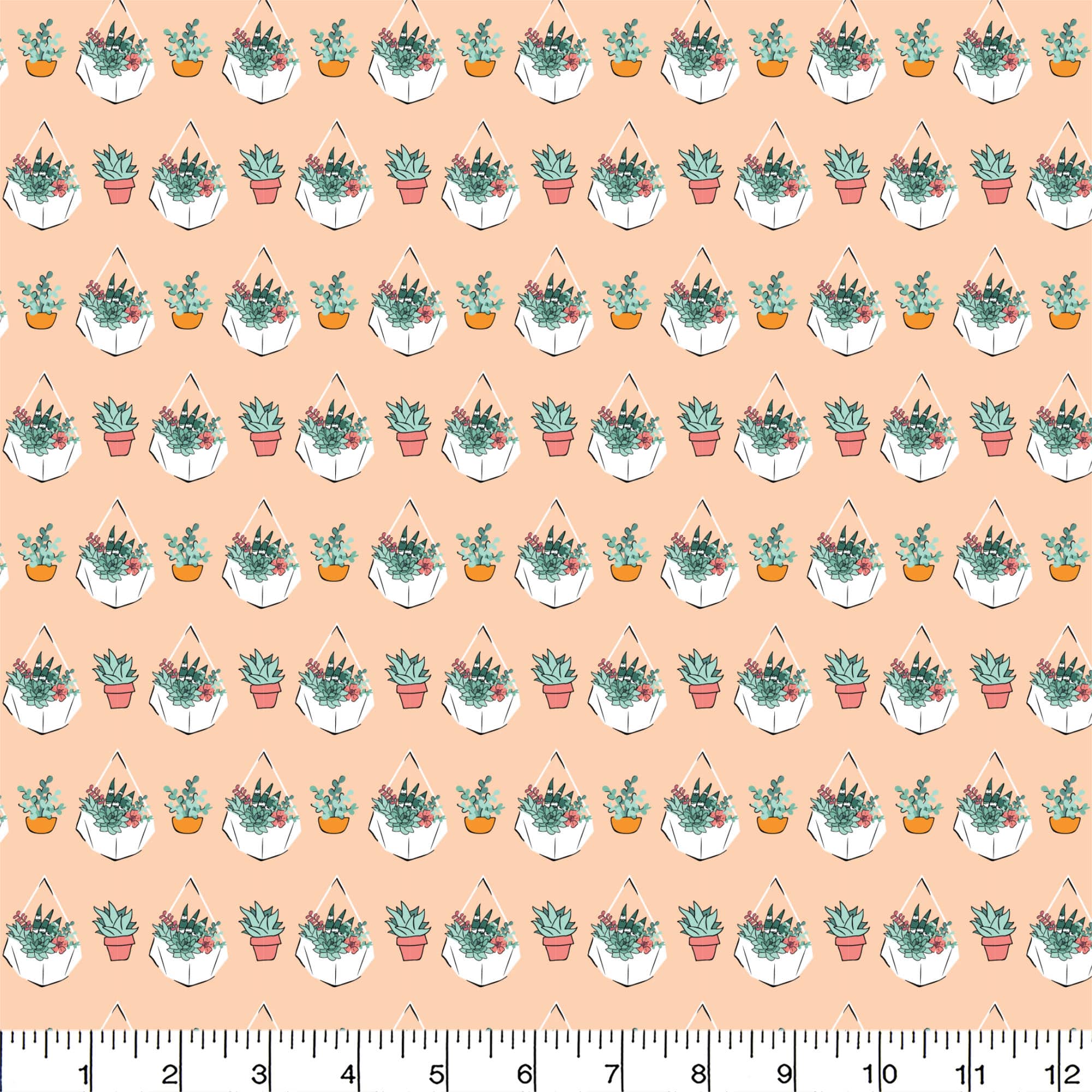 Camelot Fabrics House Plant Cotton Fabric