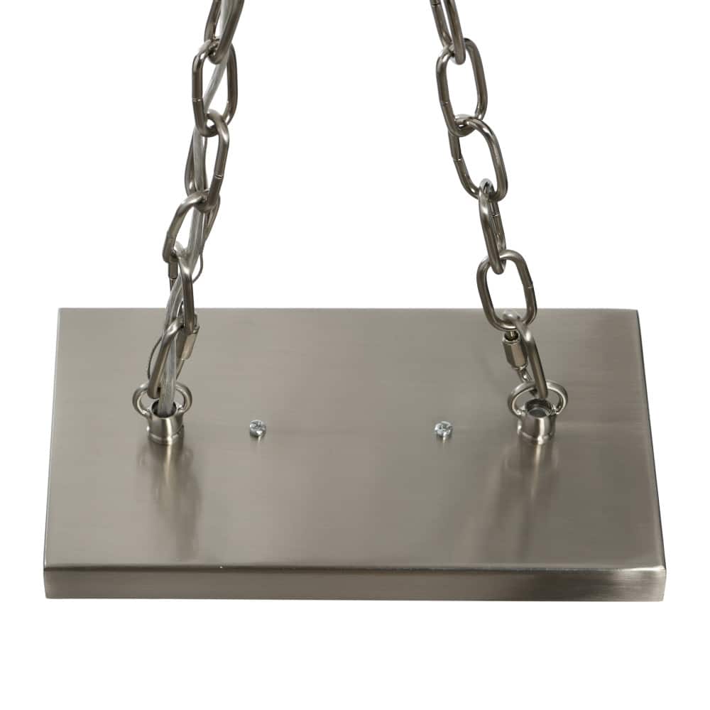 Hello Honey® Robert Stevenson Lighting Walsh Metal 4-Light Linear Chandelier with Shades