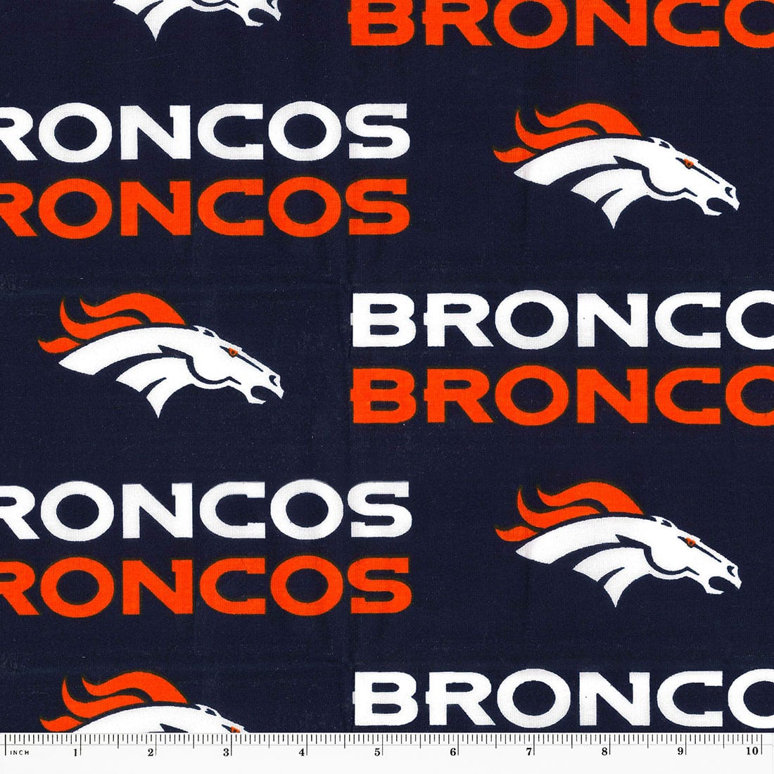 NFL Denver Broncos Cotton Fabric