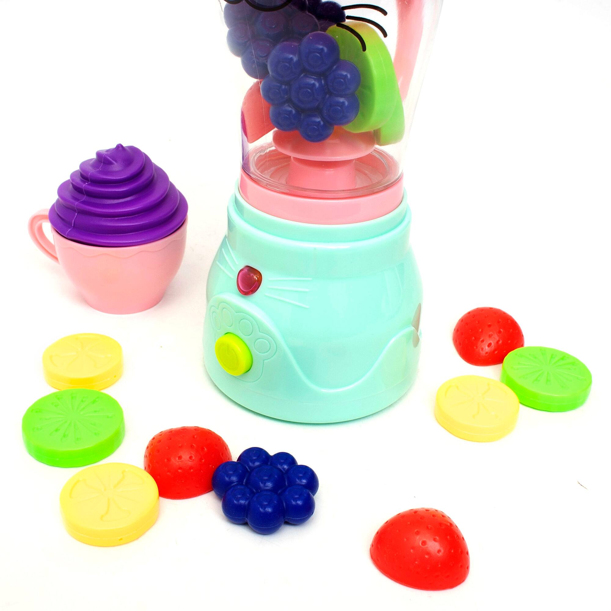 Zoo Troop Kitty Smoothie Maker Animal Themed Kitchen Playset