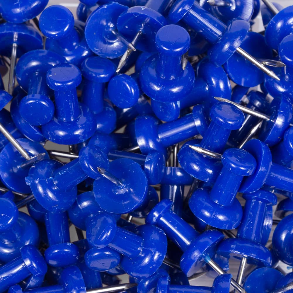 JAM Paper Colorful Standard Push Pins, 100ct.