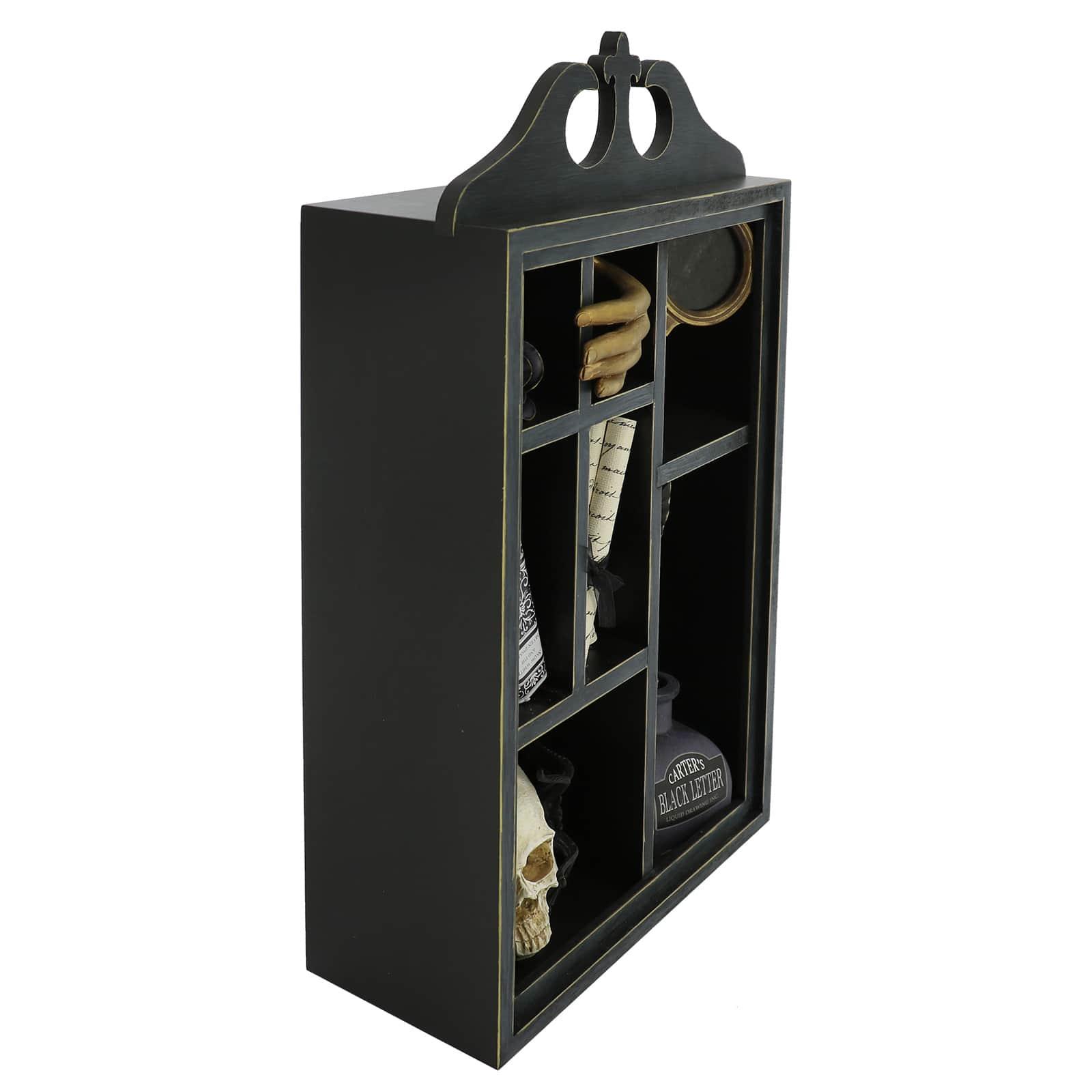15.5&#x22; Black Spooky Tabletop Cabinet by Ashland&#xAE;