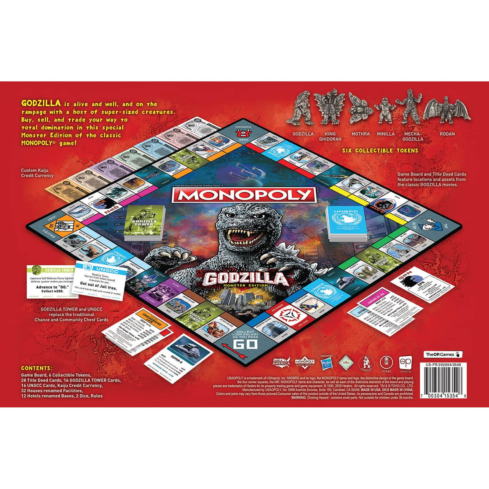 USAopoly MONOPOLY&#xAE;: Godzilla