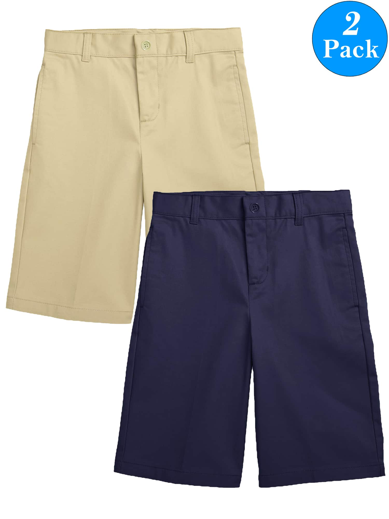 Cotton Yellow and Blue School Uniform