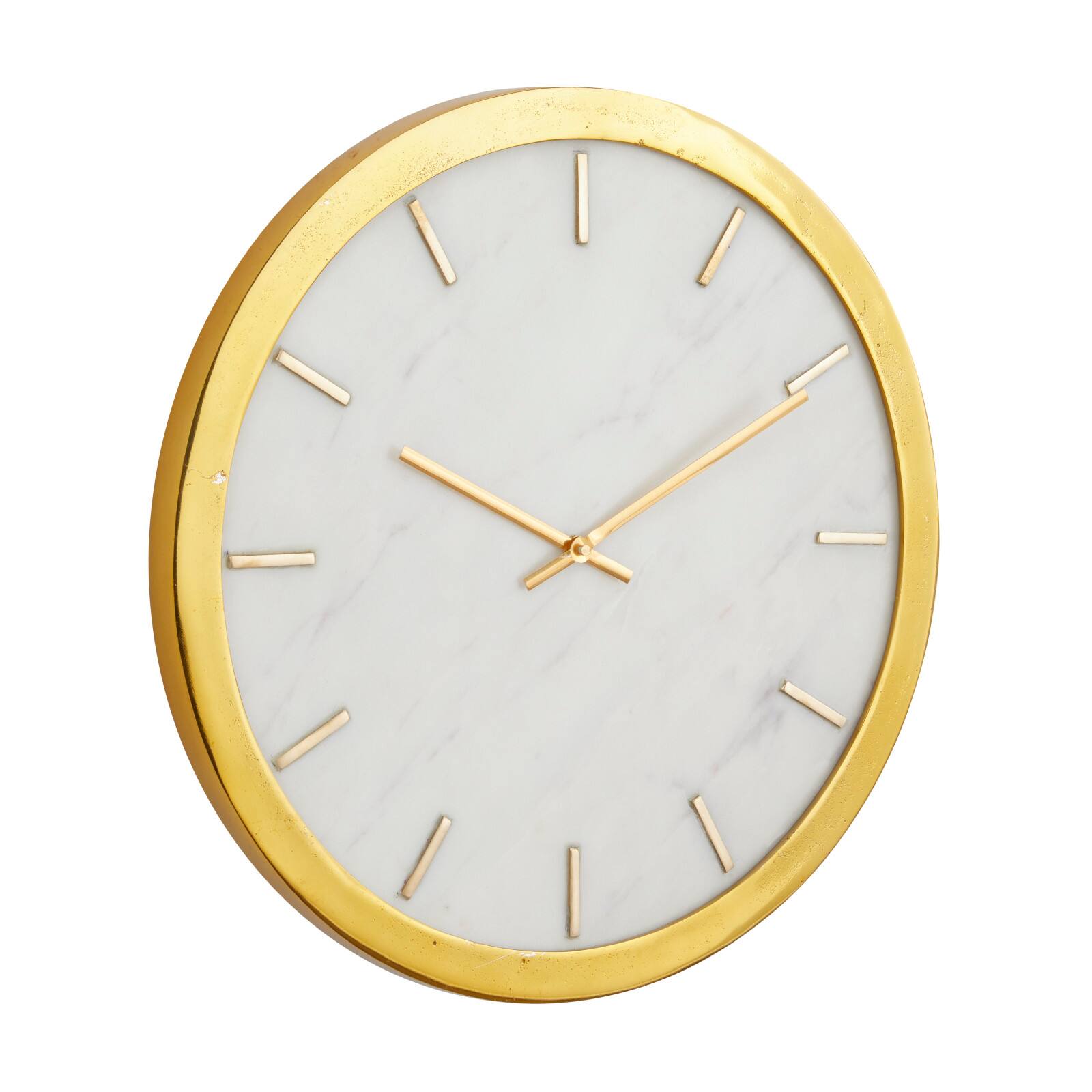 CosmoLiving by Cosmopolitan Glam Marble Wall Clock