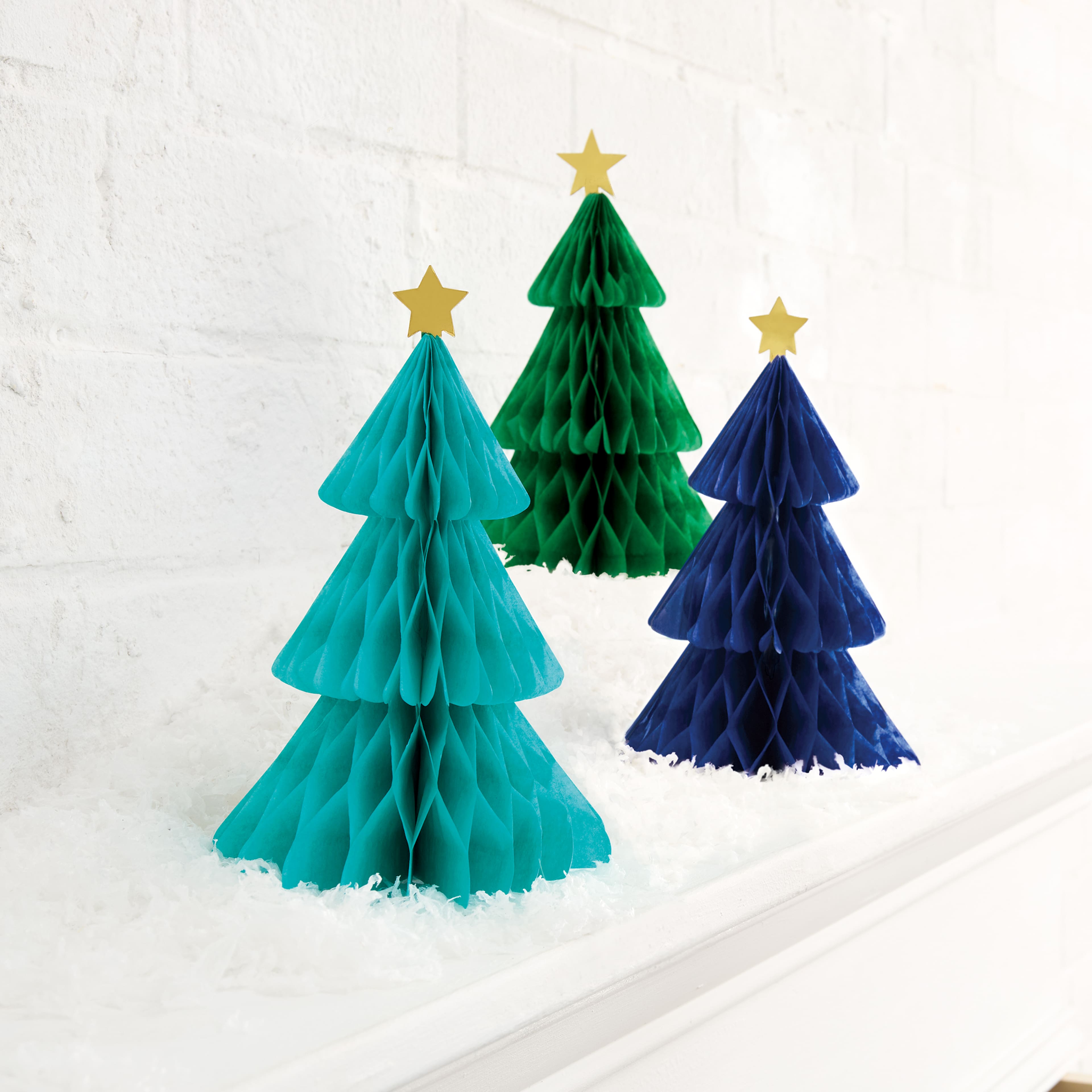 Green &#x26; Blue Honeycomb Tree Kit by Celebrate It&#x2122;