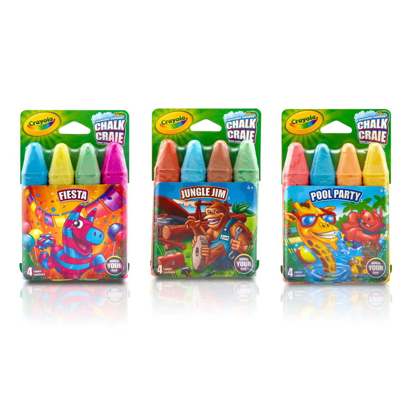 Sidewalk Chalk Party Favors Assorted 4ct