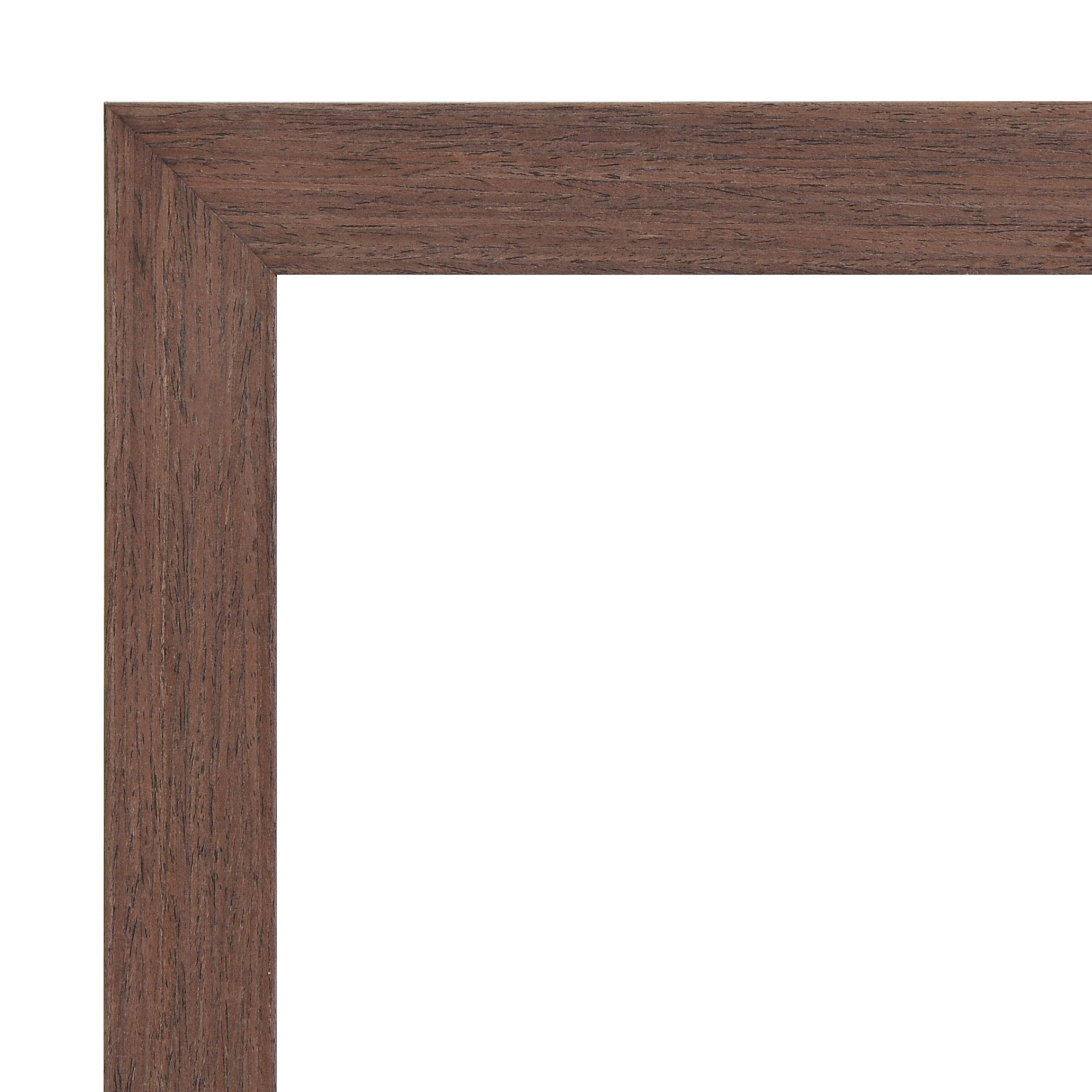 Cadre brun moyen avec passe-partout Galerie de Studio D&#xE9;cor