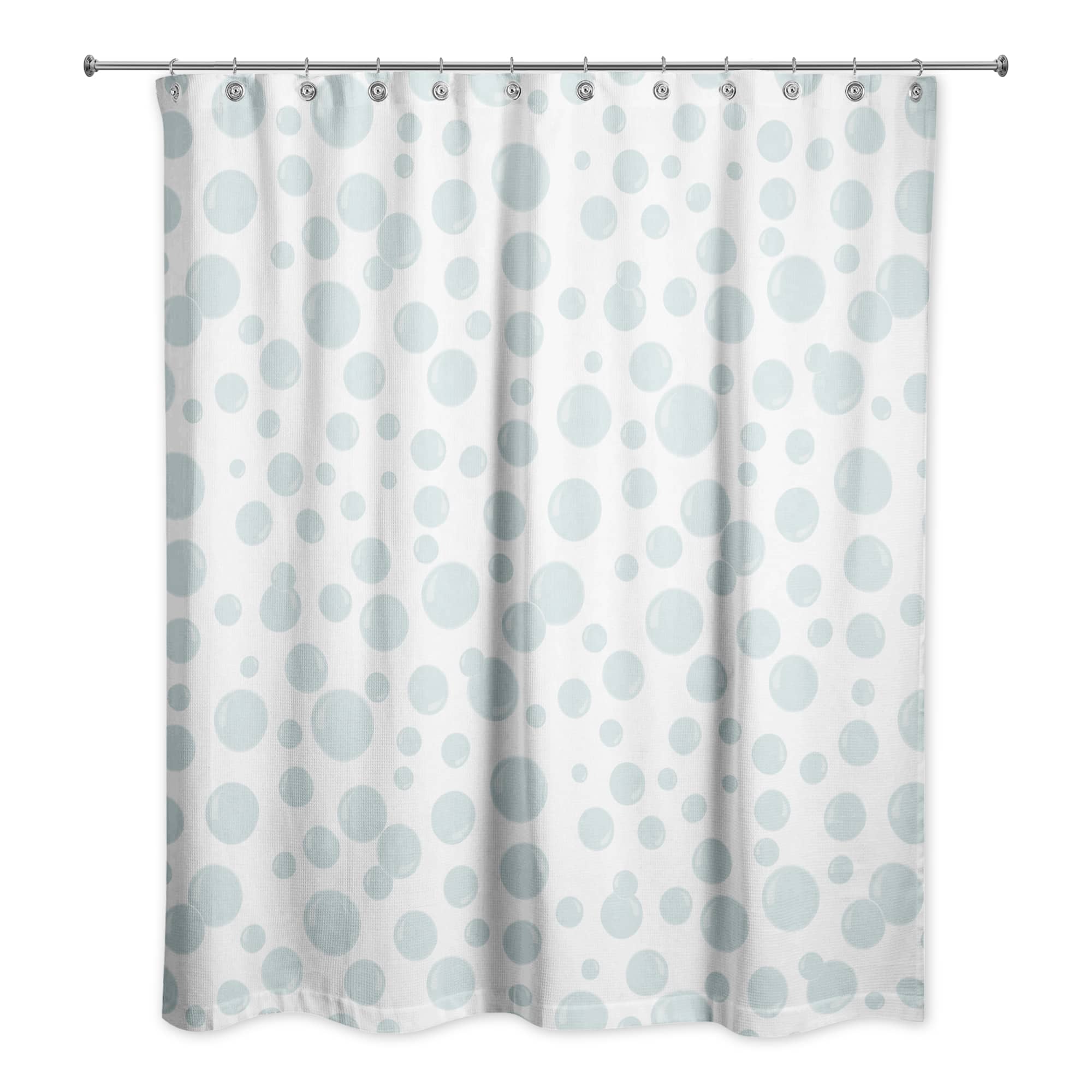 74&#x22; Bubbles All Over Shower Curtain