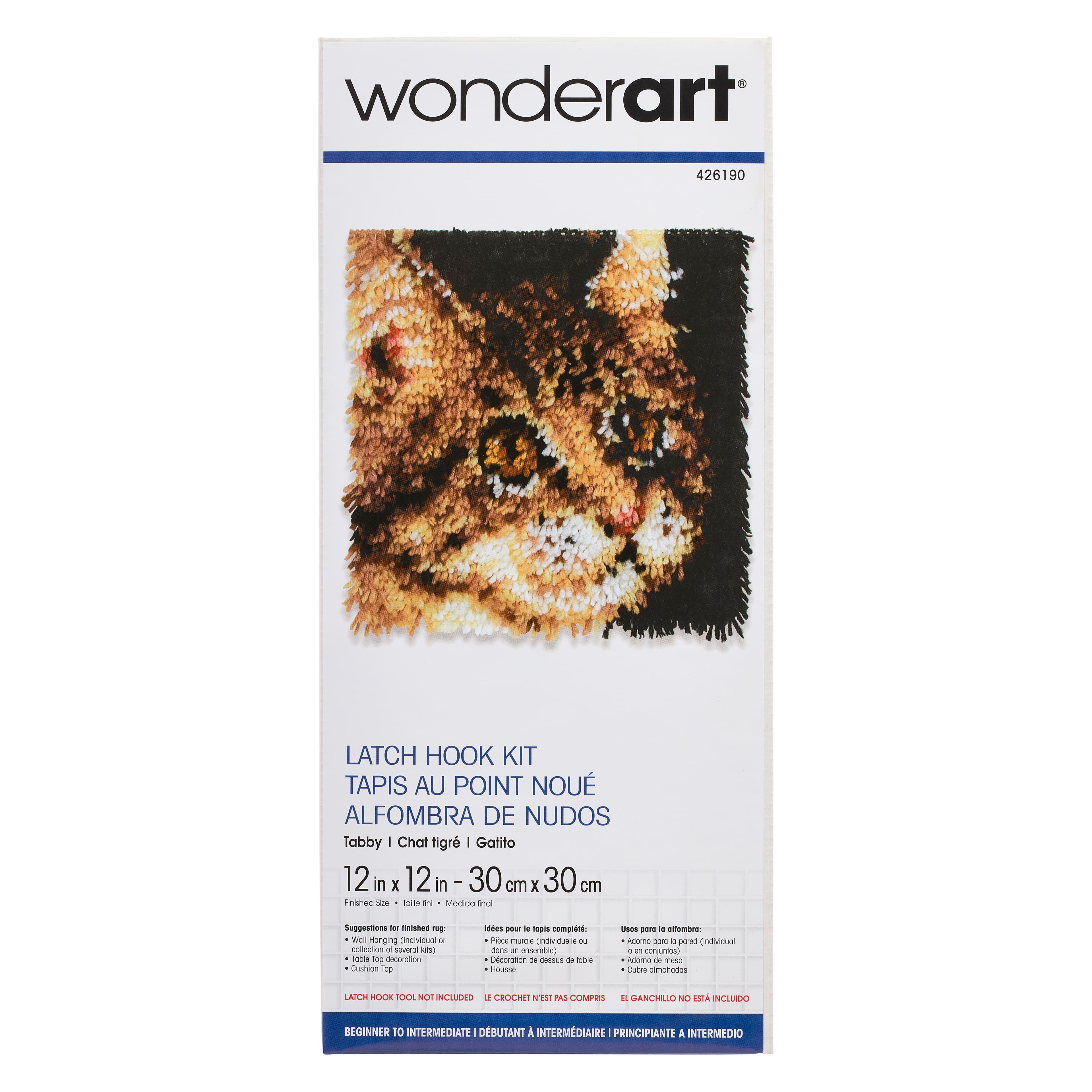 Wonderart&#xAE; Tabby Latch Hook Kit