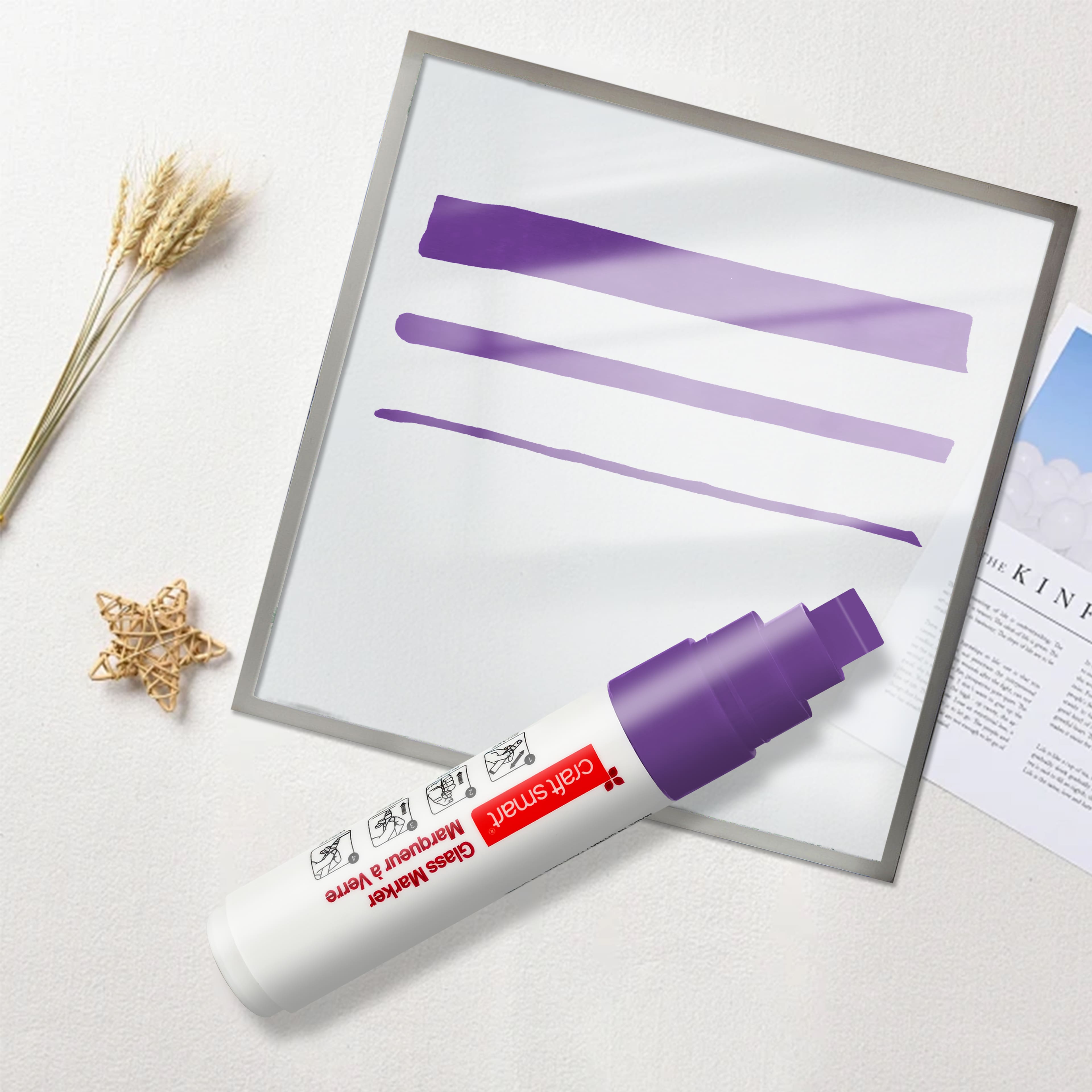 Marqueur pour verre à pointe 3 en 1 de Craft Smart