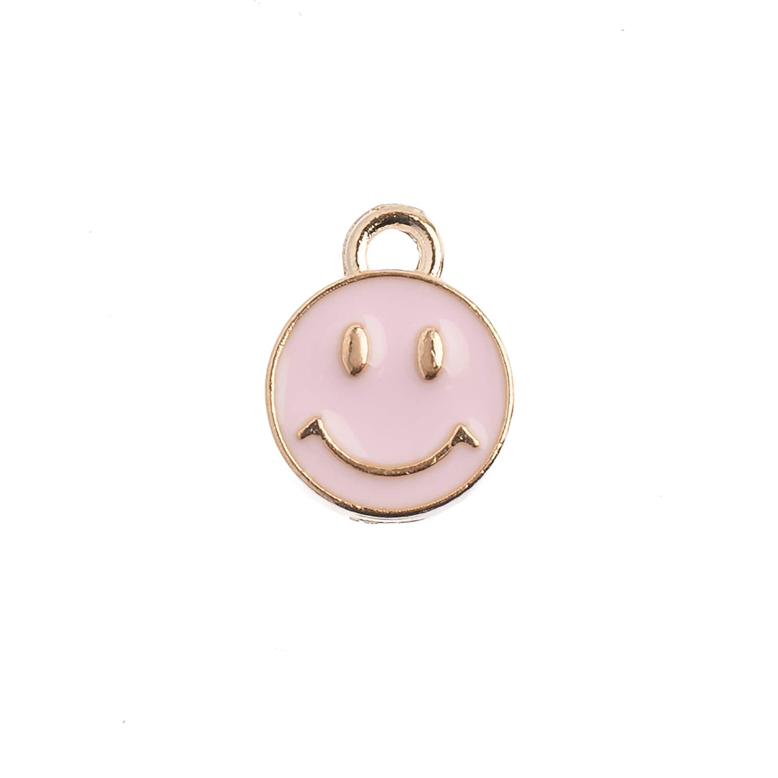 John Bead Sweet & Petite Happy Face Charms, 10ct.