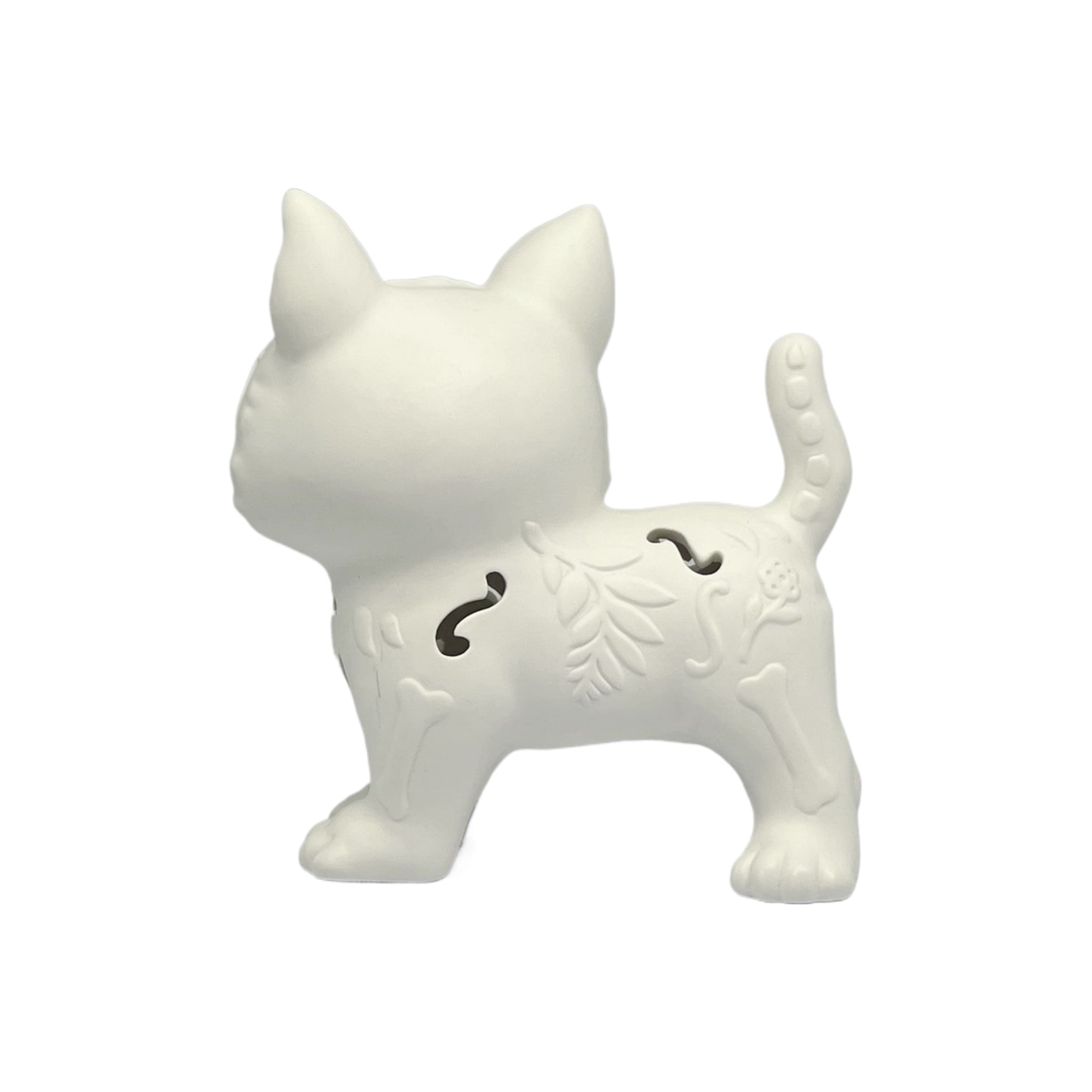 6.75&#x22; DIY LED Cat Ceramic D&#xE9;cor by Ashland&#xAE;
