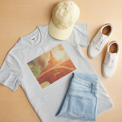 Sublimation Eiffel Tower T-Shirt