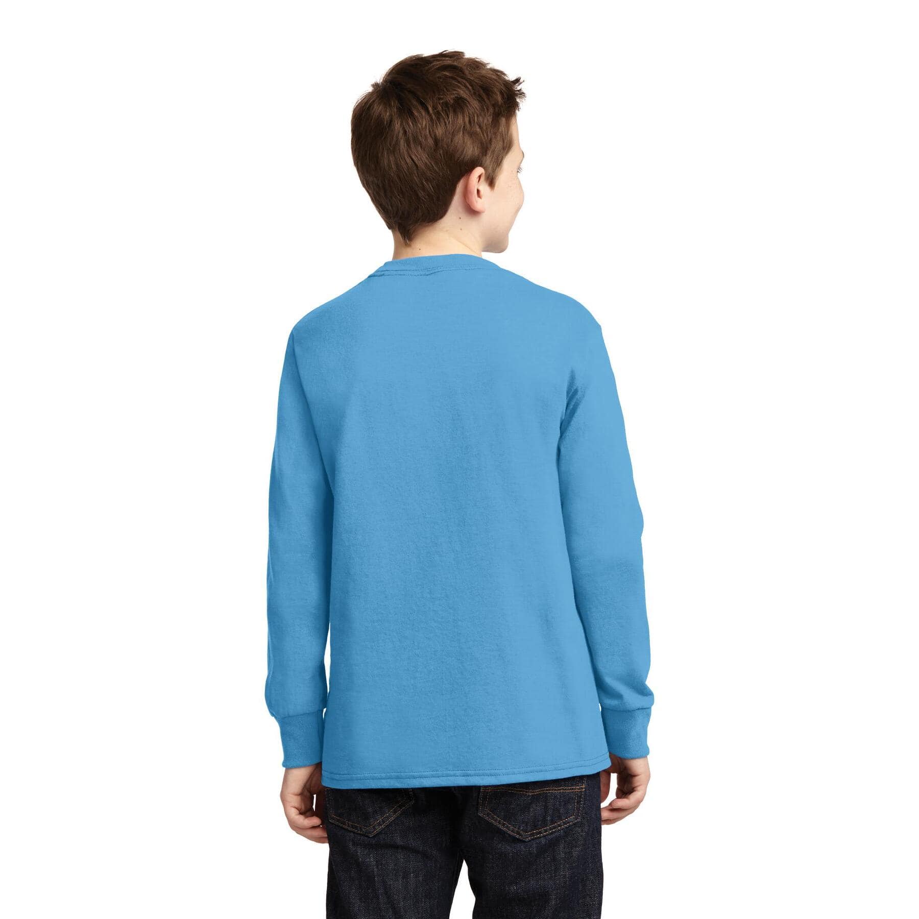 Port &#x26; Company&#xAE; Youth Long Sleeve Core Cotton T-Shirt
