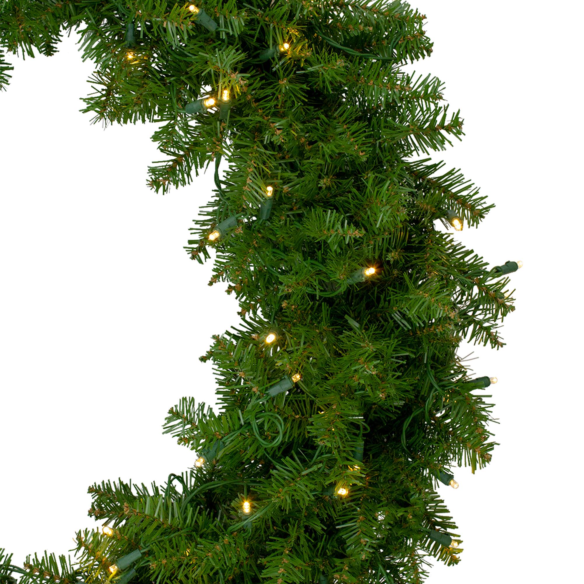 36" LED Northern Pine Artificial Christmas Wreath