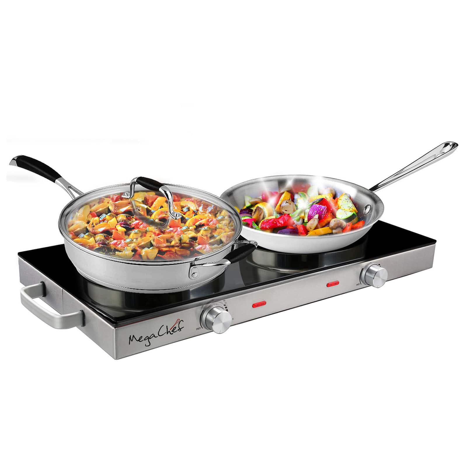 MegaChef Ceramic Infrared Double Electical Cooktop