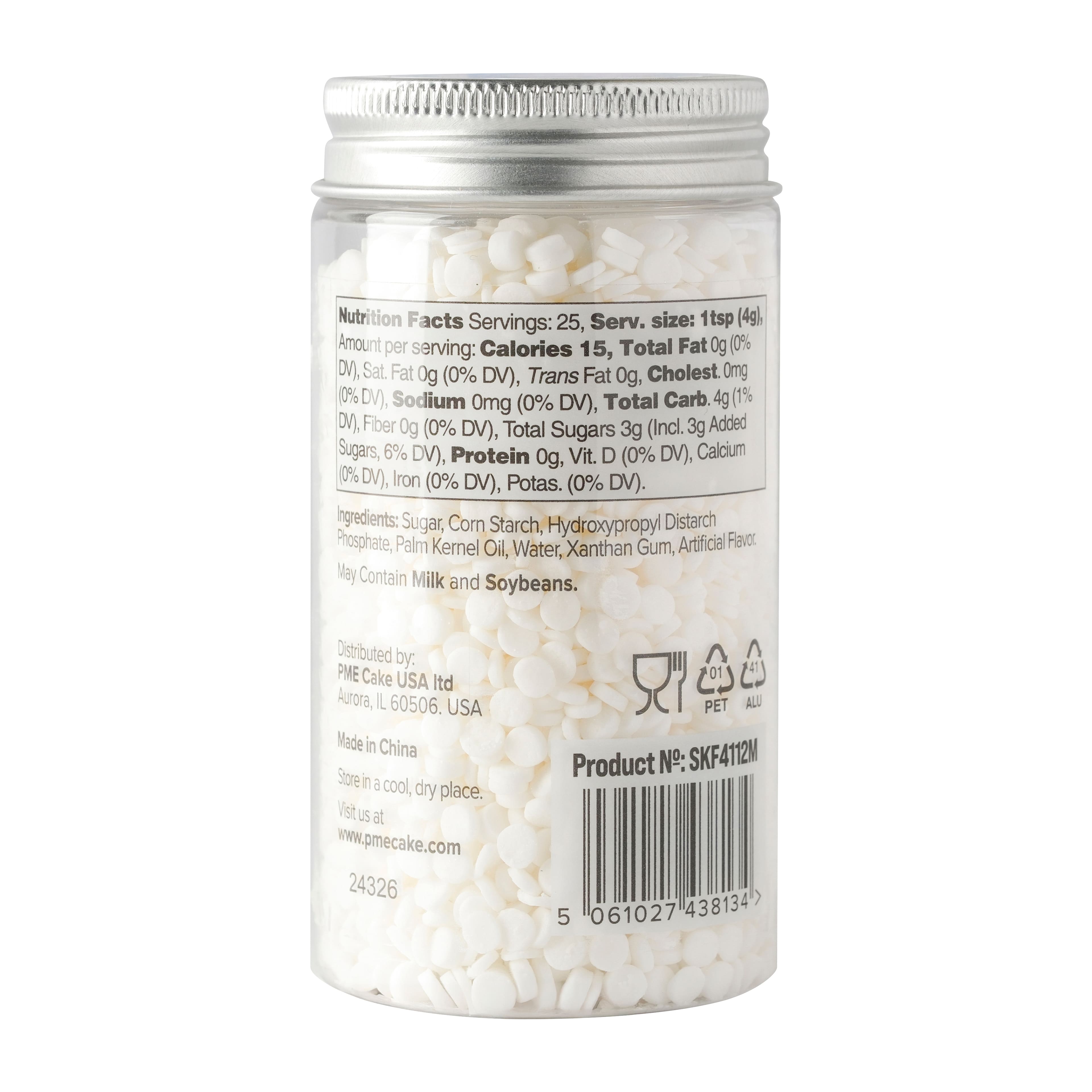 PME Cake Sweet Street&#xAE; 3.5oz. Flat Round Confetti Sprinkles