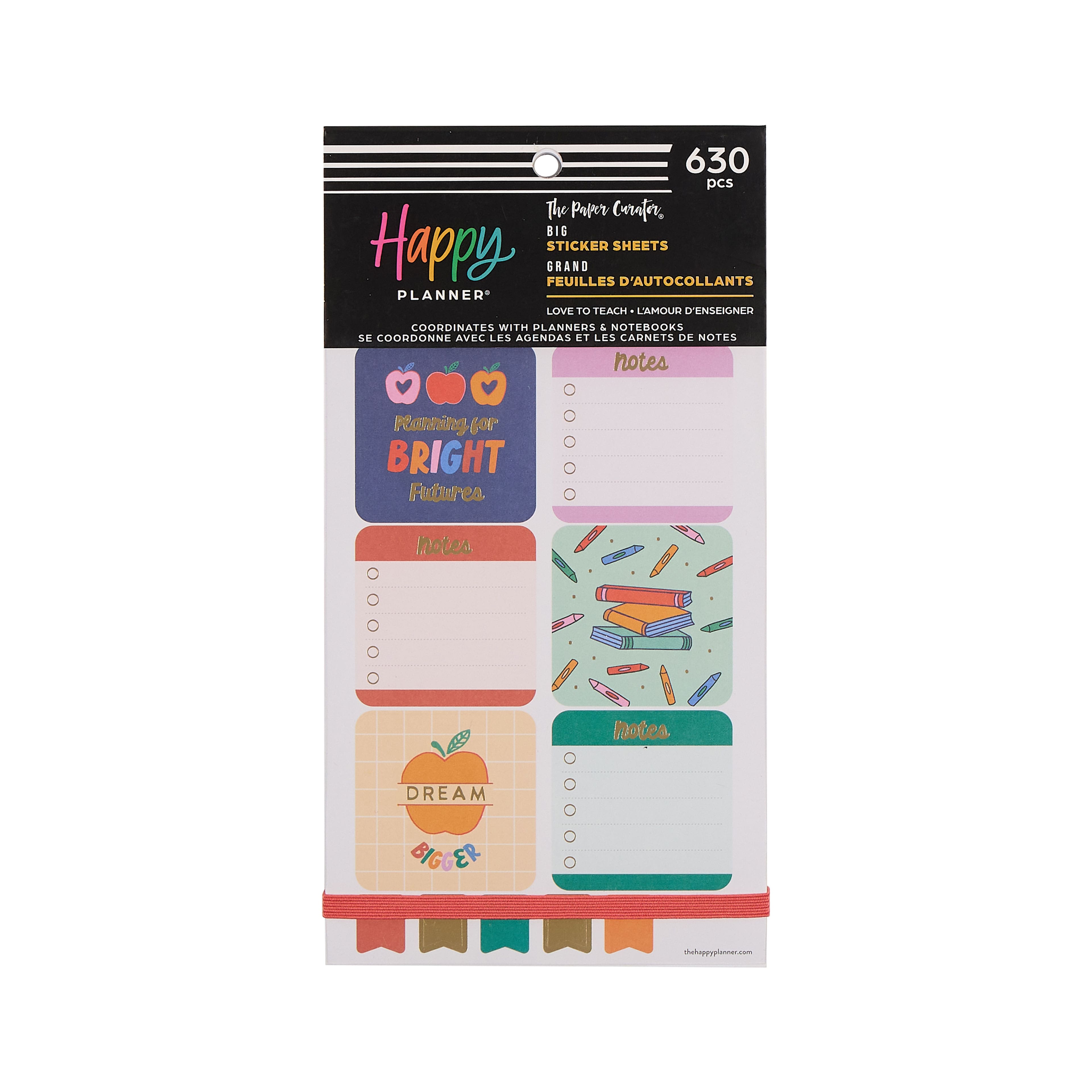 The Big Happy Planner® Love to Teach Value Pack Stickers