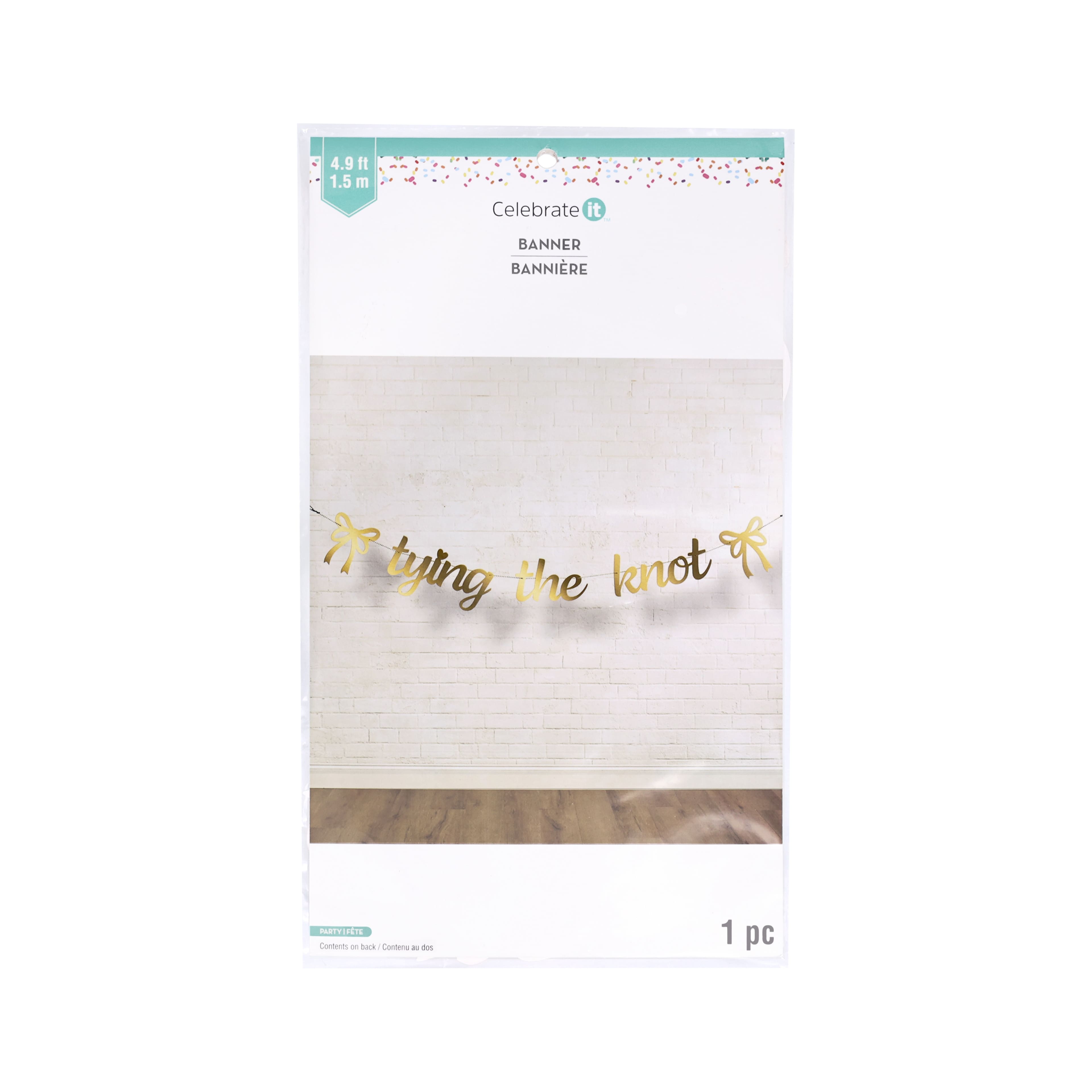 5ft. Tying the Knot Banner by Celebrate It&#x2122;