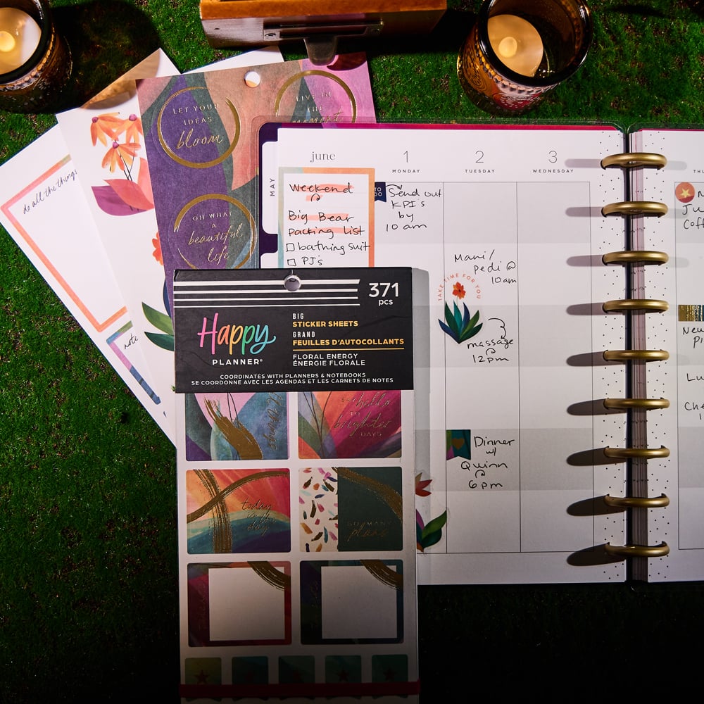 The Big Happy Planner&#xAE; Floral Energy