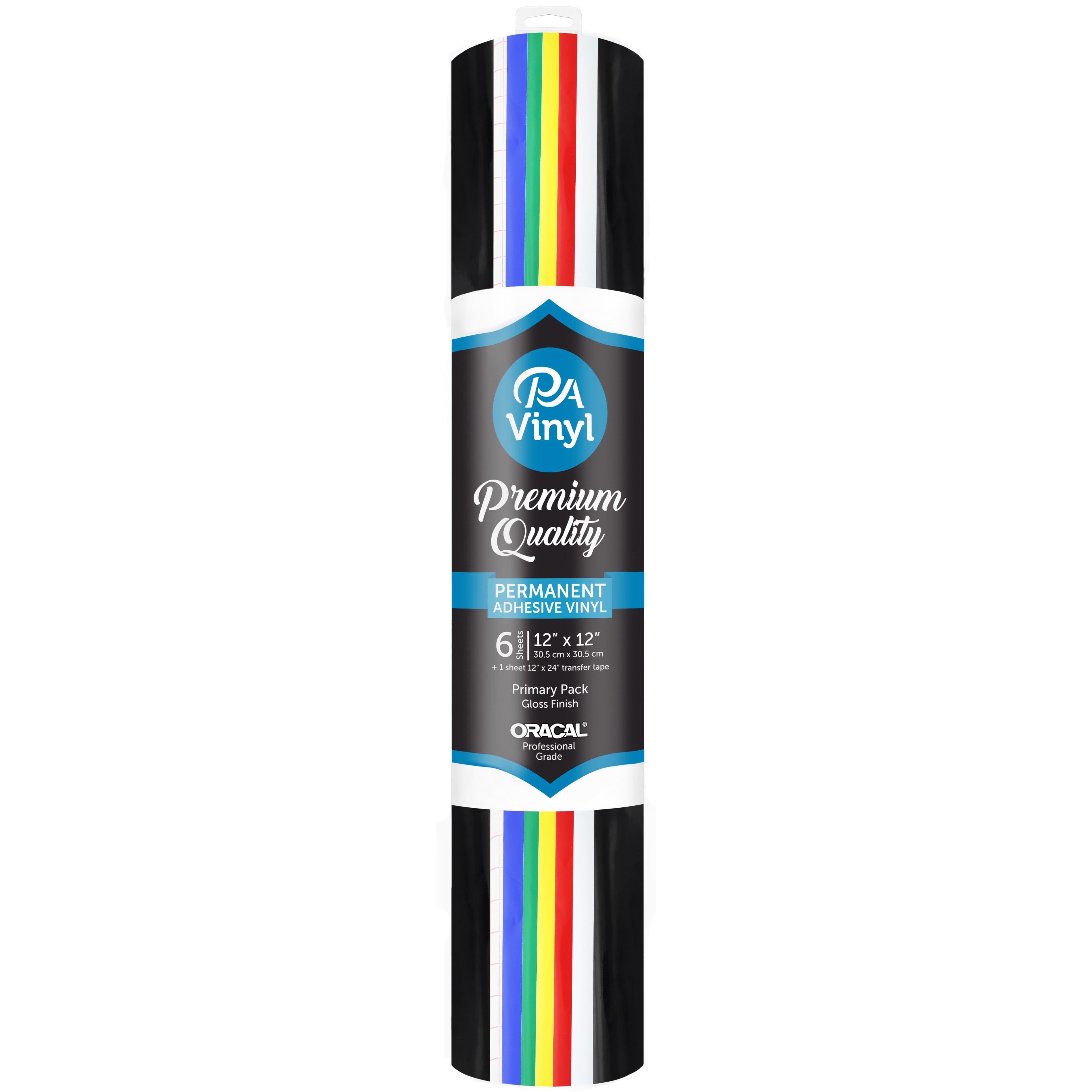 PA Vinyl Primary Permanent Adhesive Vinyl Pack