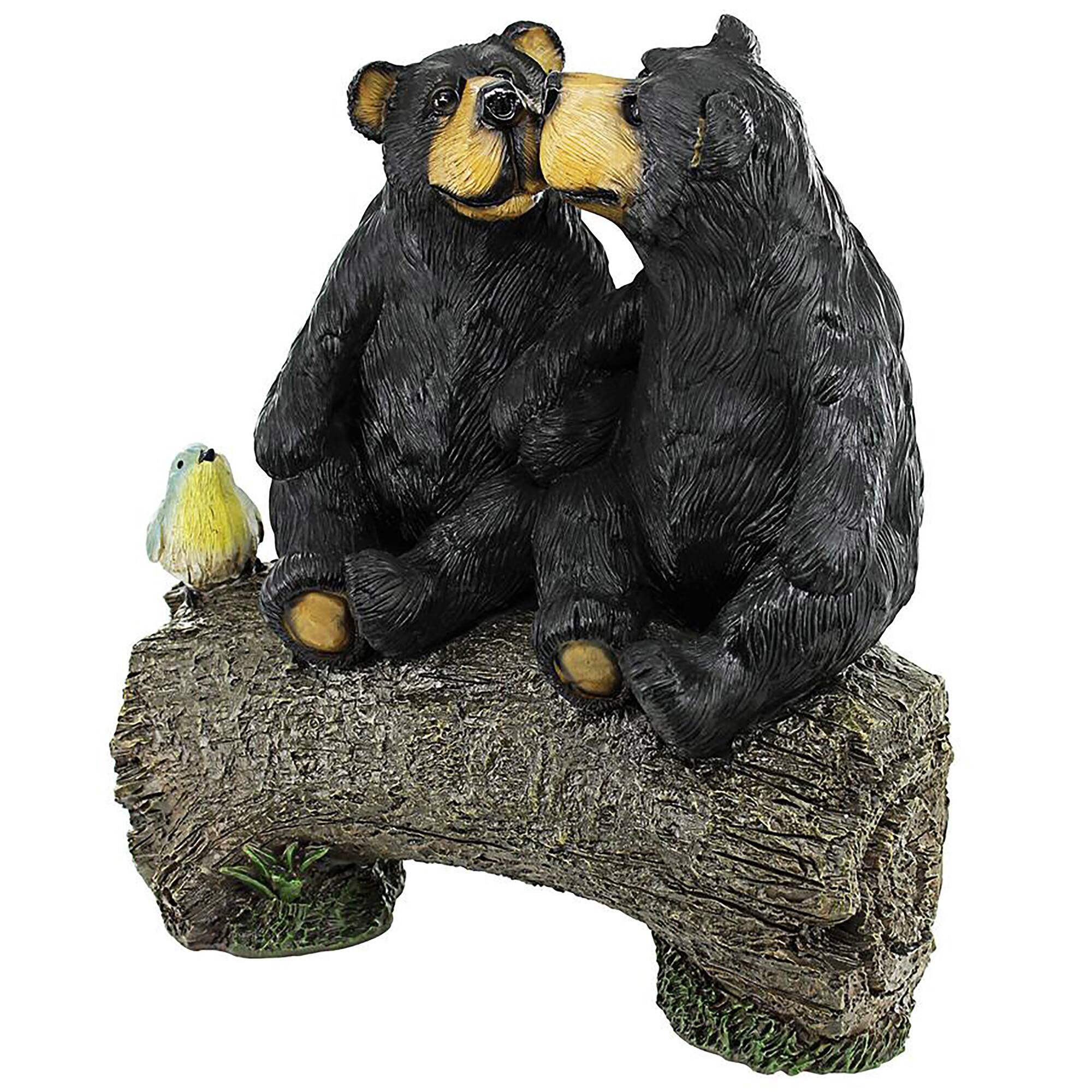 Design Toscano 13" Best Bear Buddies Garden Statue