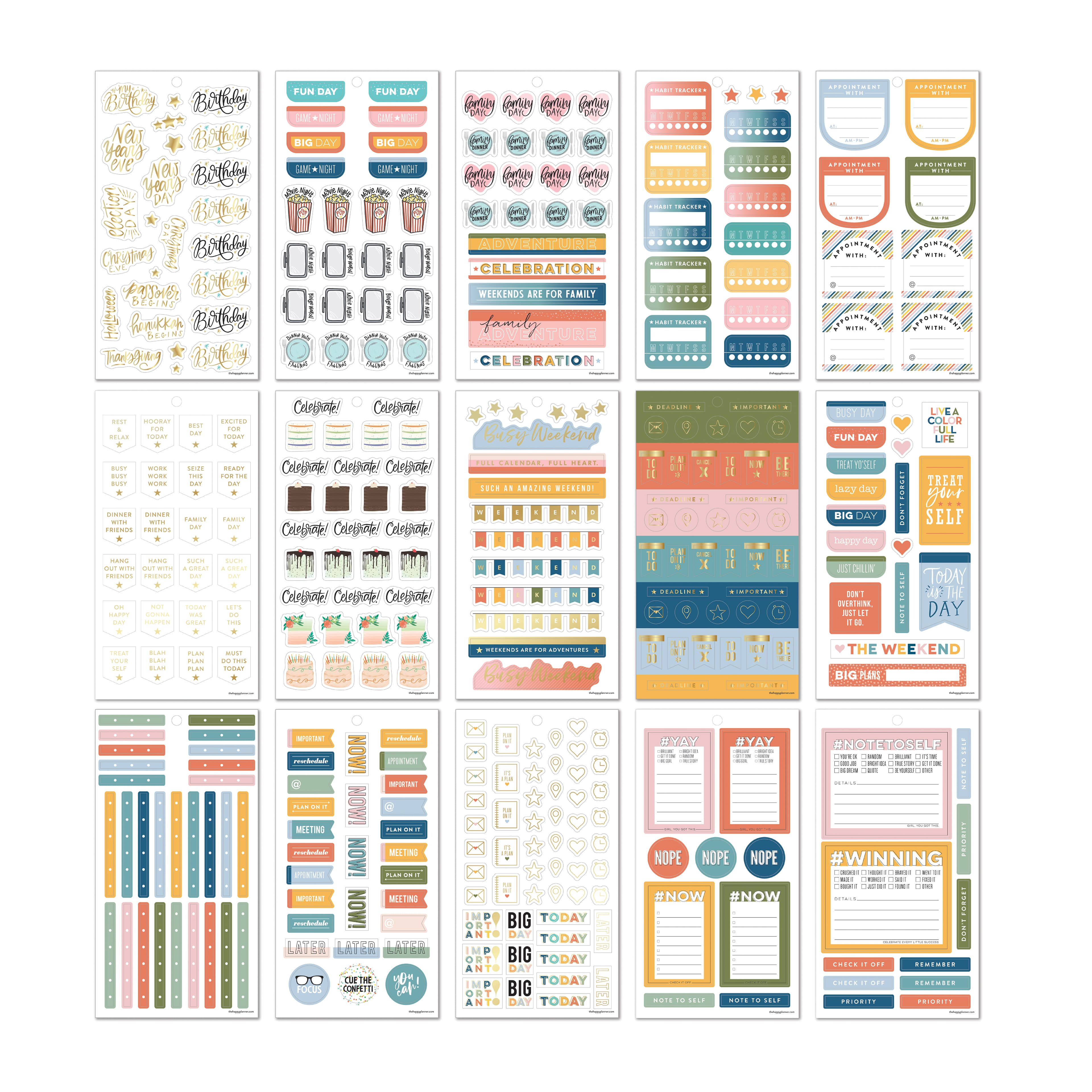 The Happy Planner&#xAE; Planner Essentials Sticker Book