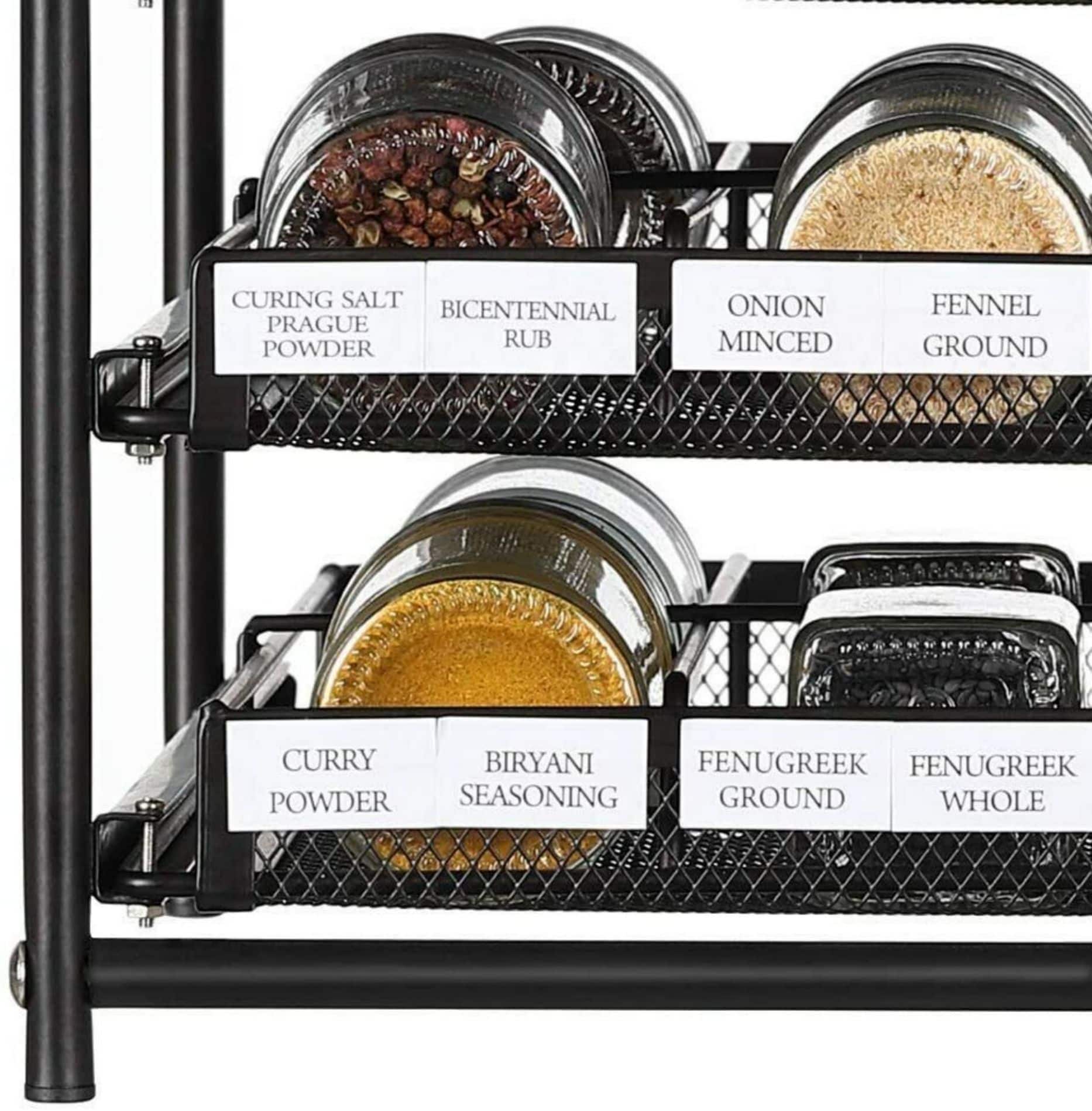NEX&#x2122; 3-Tier 30-Bottle Spice Rack Organizer