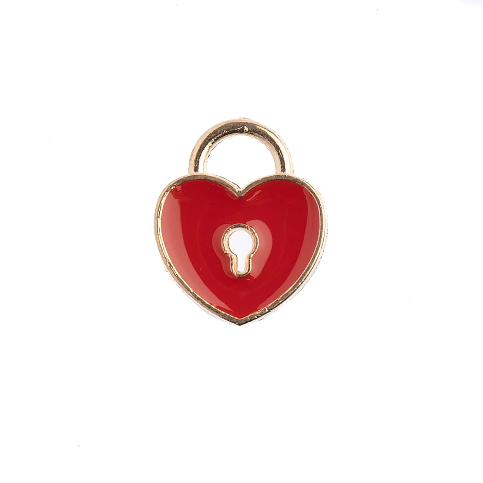 John Bead Sweet & Petite Heart Locket Charms, 10ct.
